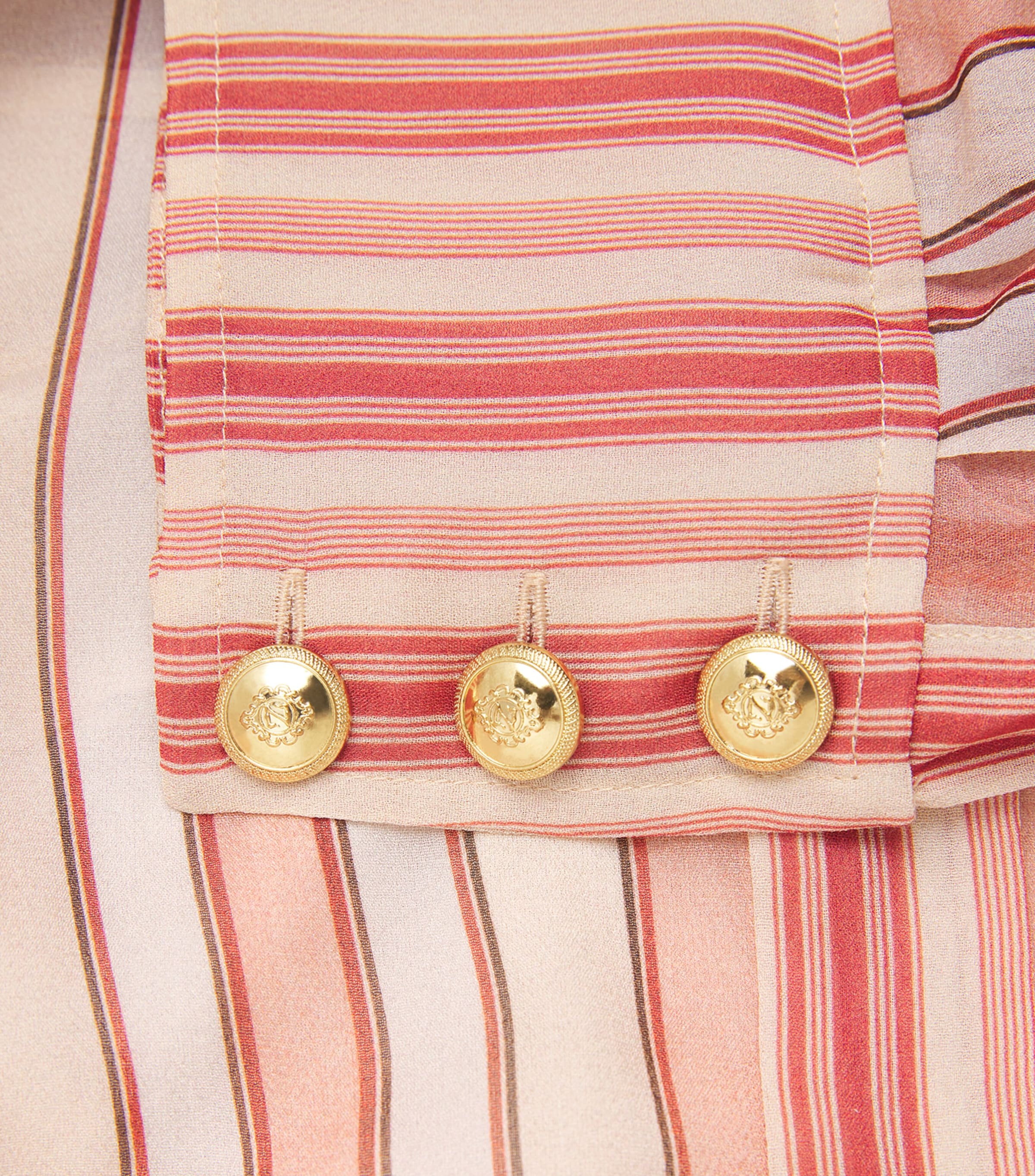 Rebellion Bohemian Stripe Shirt REST RED STRIPE Image 5