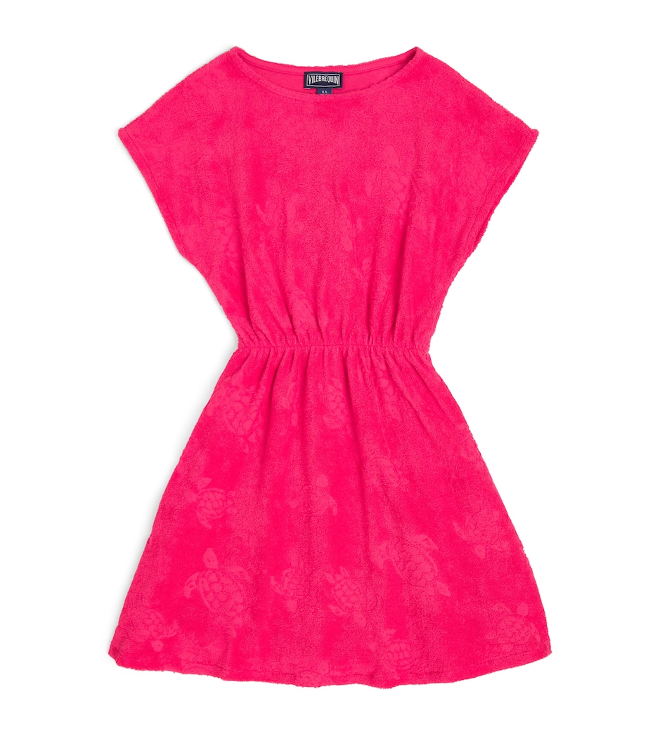 Vilebrequin Kids Cotton Towelling Dress (2-12 Years) Groseille Image 1