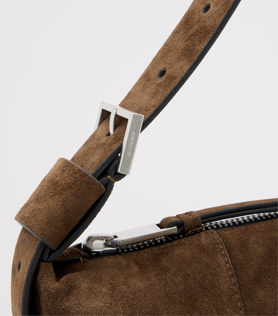 Suede Vega Shoulder Bag FANGO BROWN Image 5