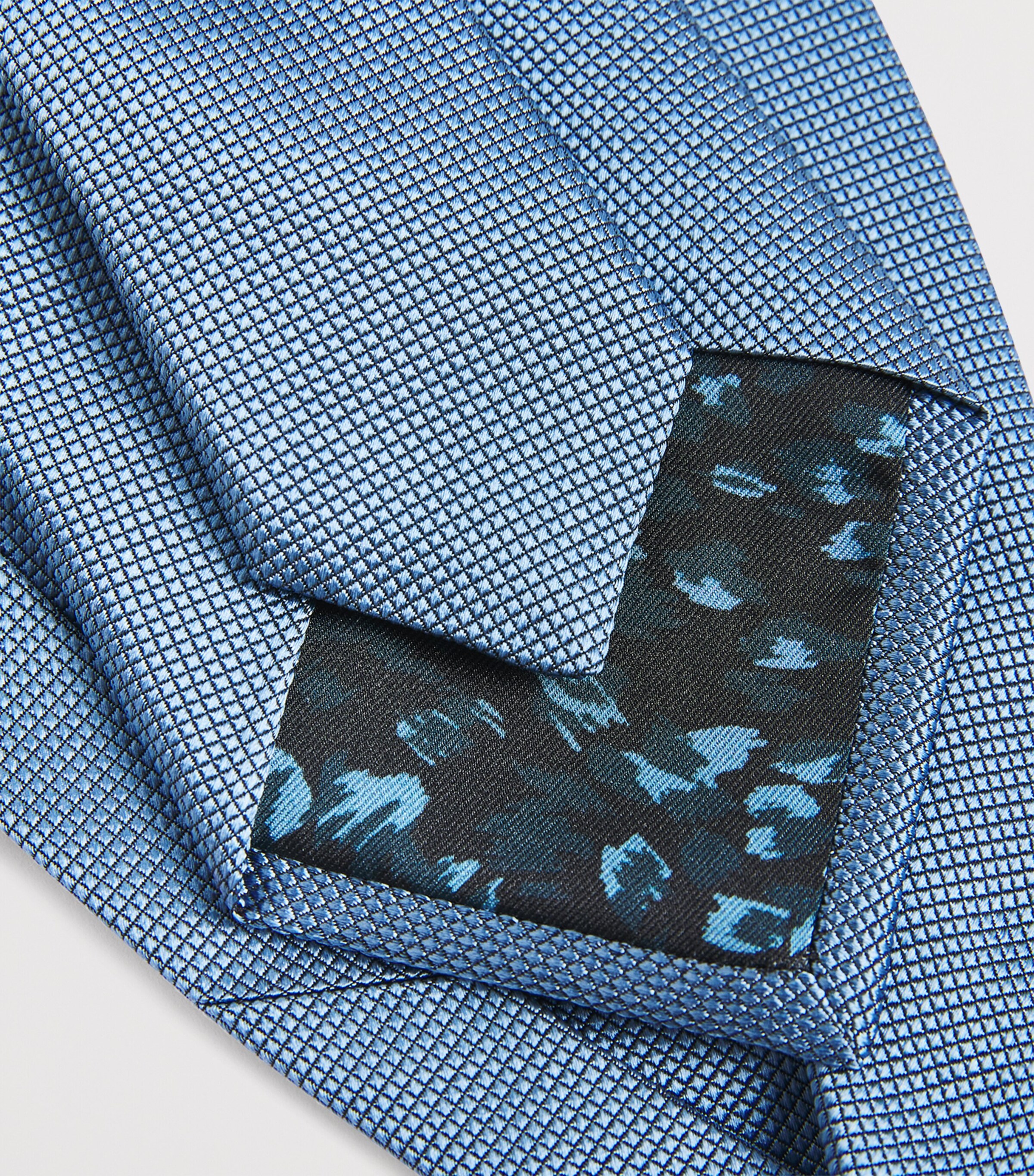 Paul Smith Linen-Silk Polka Dot-Embroidered Tie Image 3