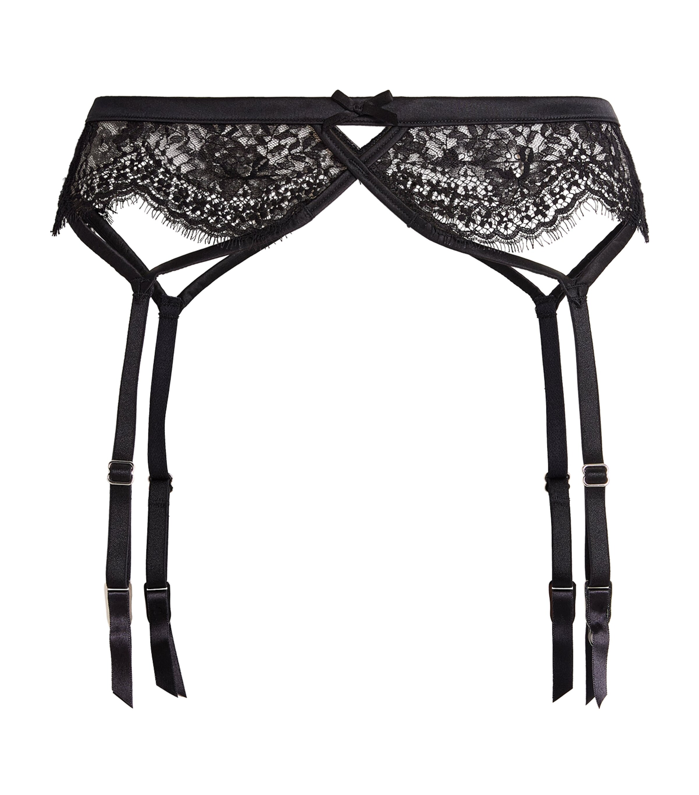 Fleur Du Mal Lace Frankie Suspender Belt | Women Clothing | Lingerie & Hosiery | Thongs