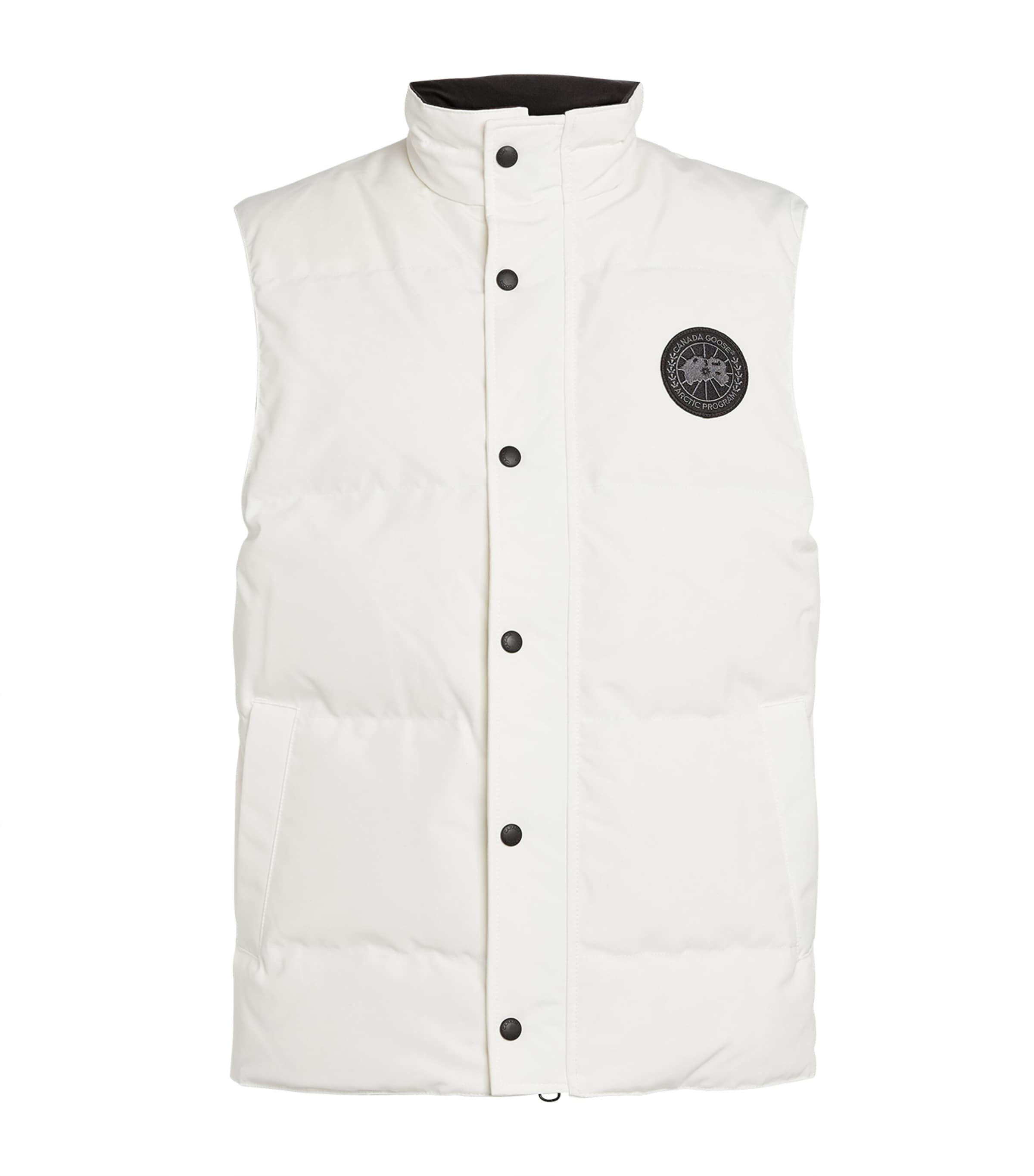Canada Goose Mens Padded Garson Gilet White Image 1