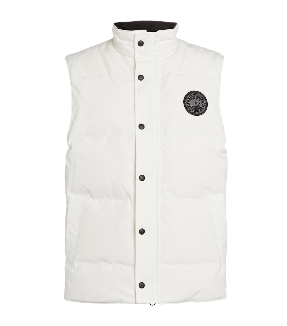 Canada Goose Mens Padded Garson Gilet White Image 1