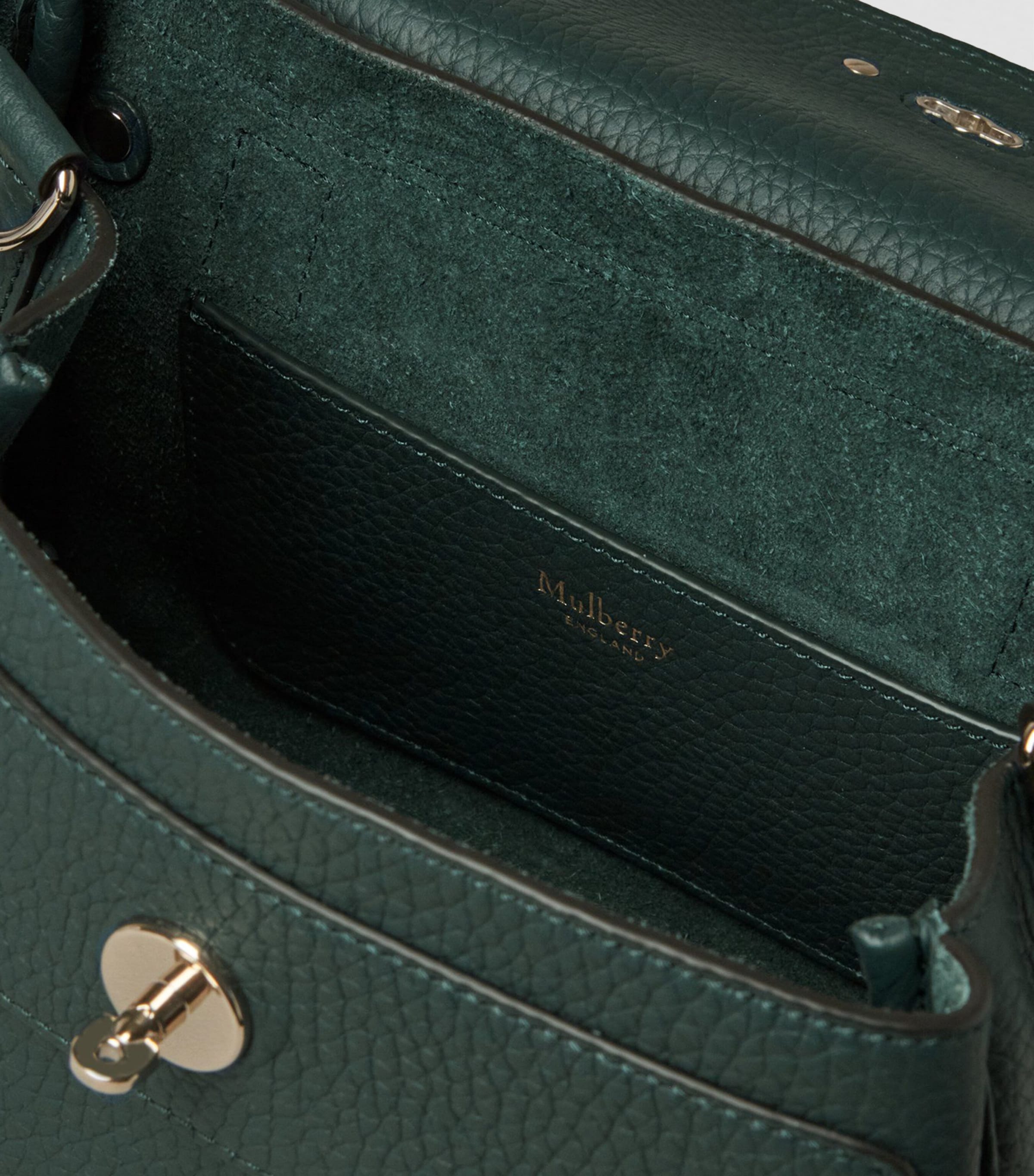 Mini Leather Alexa Cross-Body Bag MULBERRY GREEN Image 5