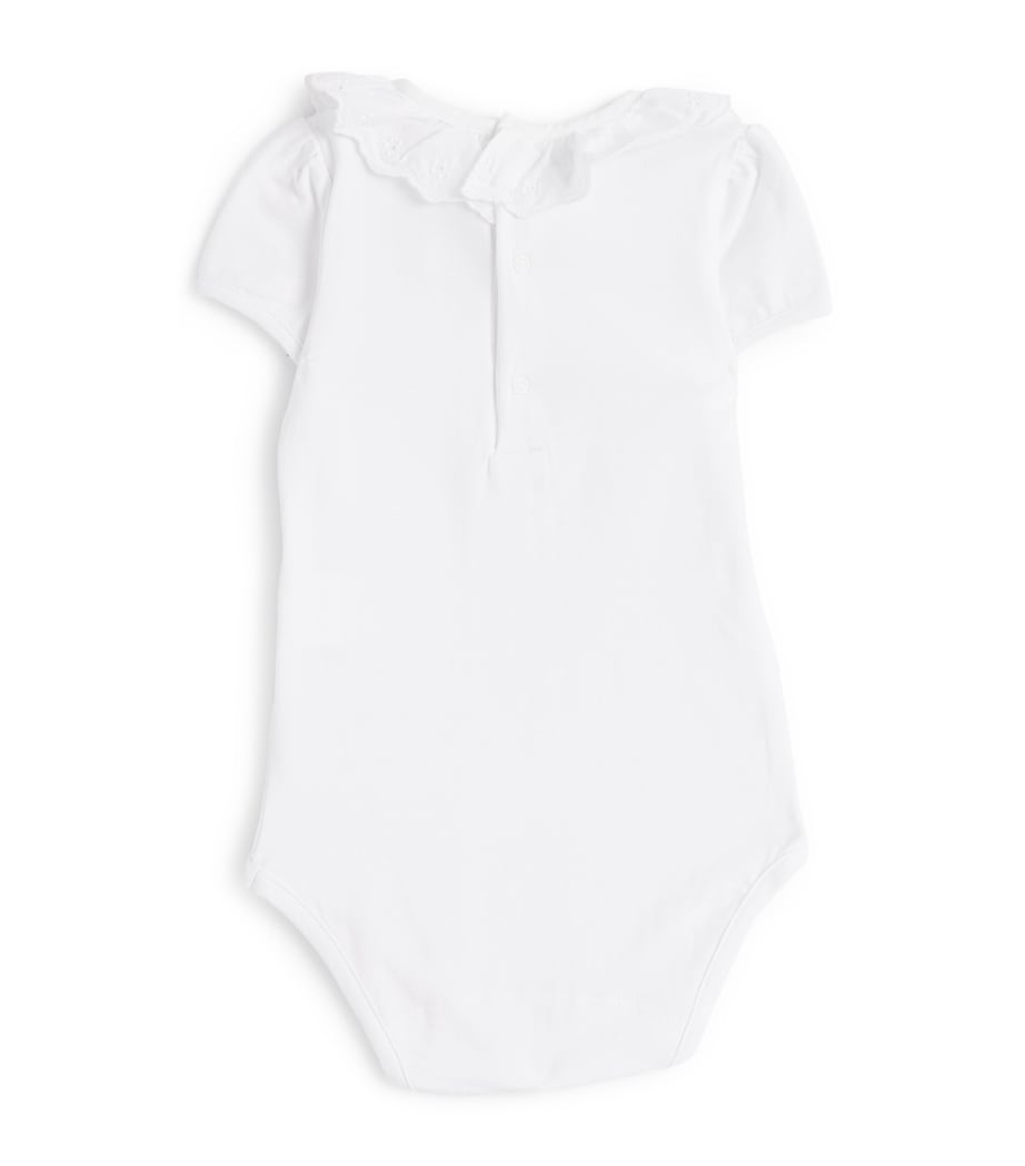 Broderie Anglaise Katie Bodysuit (3-24 Months) WHITE Image 5