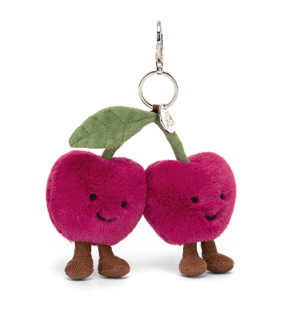 Jellycat Amuseables Cherries Bag Charm (16cm) Image 5