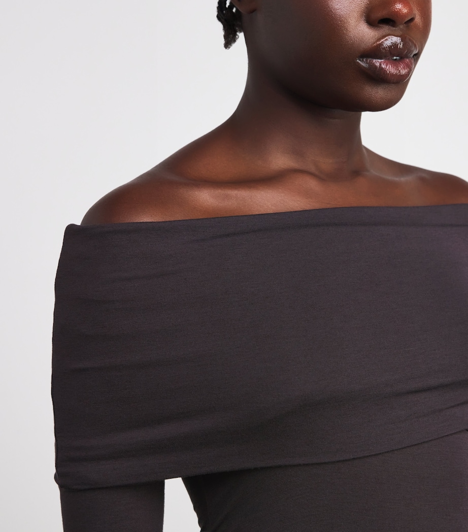 Sheer Modal Off-The-Shoulder Top PHOENIX Image 6