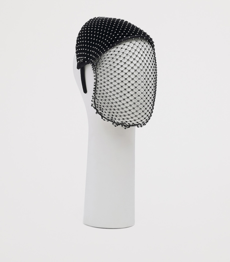 Embellished Mesh Fascinator Hat 1033 Image 2