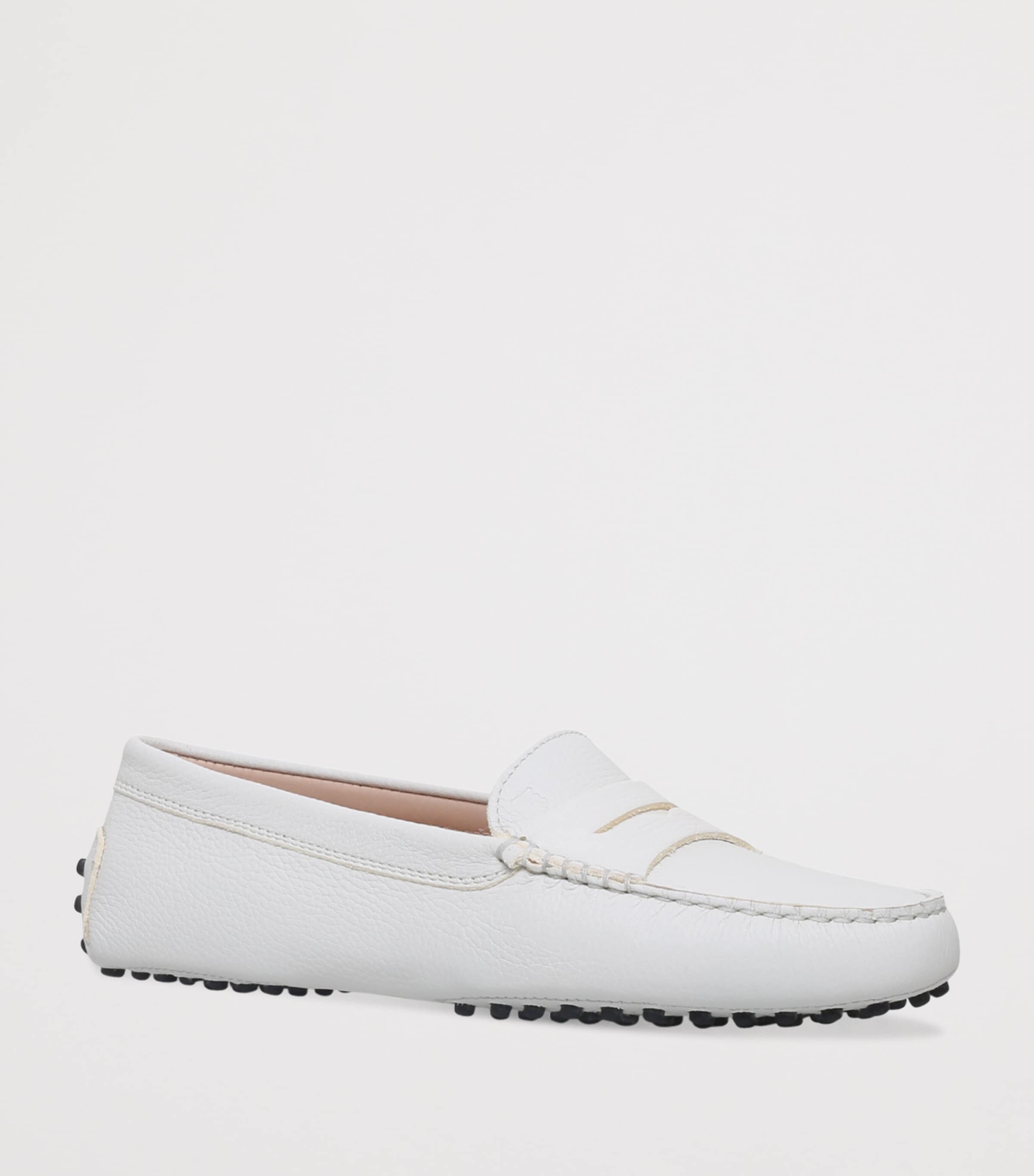 Leather Mocassino Loafers WHITE/OTH Image 3