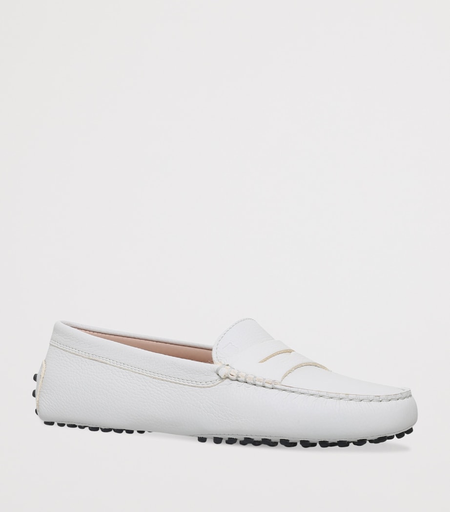 Leather Mocassino Loafers WHITE/OTH Image 3