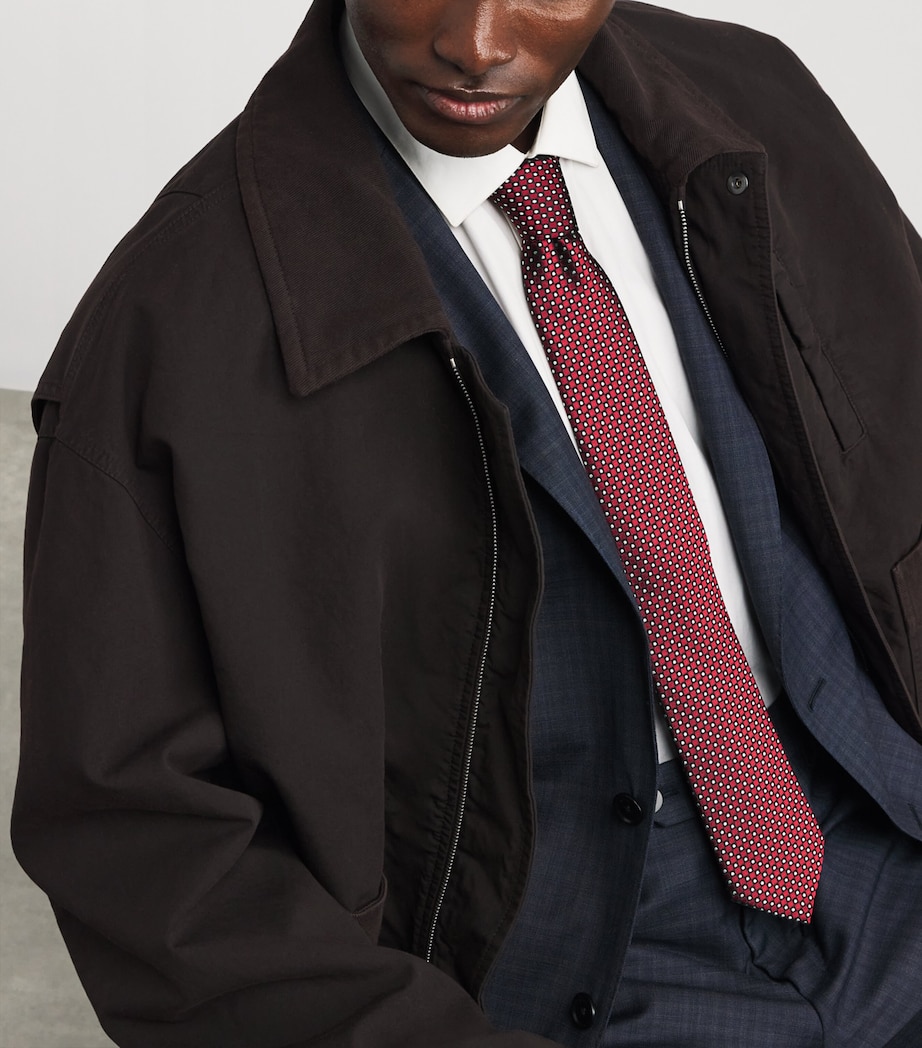 Silk Geometric Tie F5010 Image 2