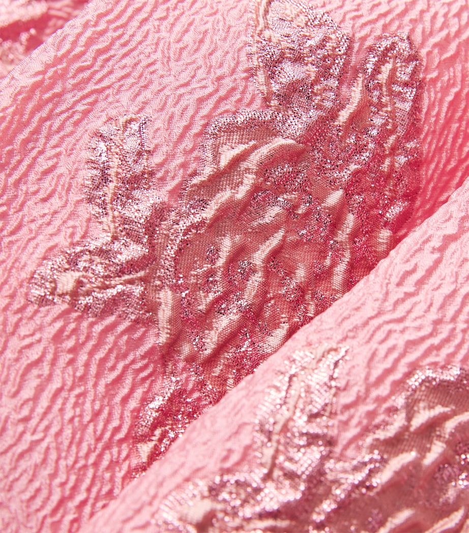 Belted Annette Button Gown PINK Image 5