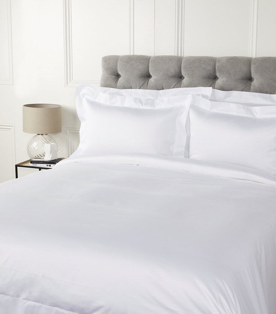 Bourdon Square Pillowcase (65cm x 65cm) WHITE Image 2