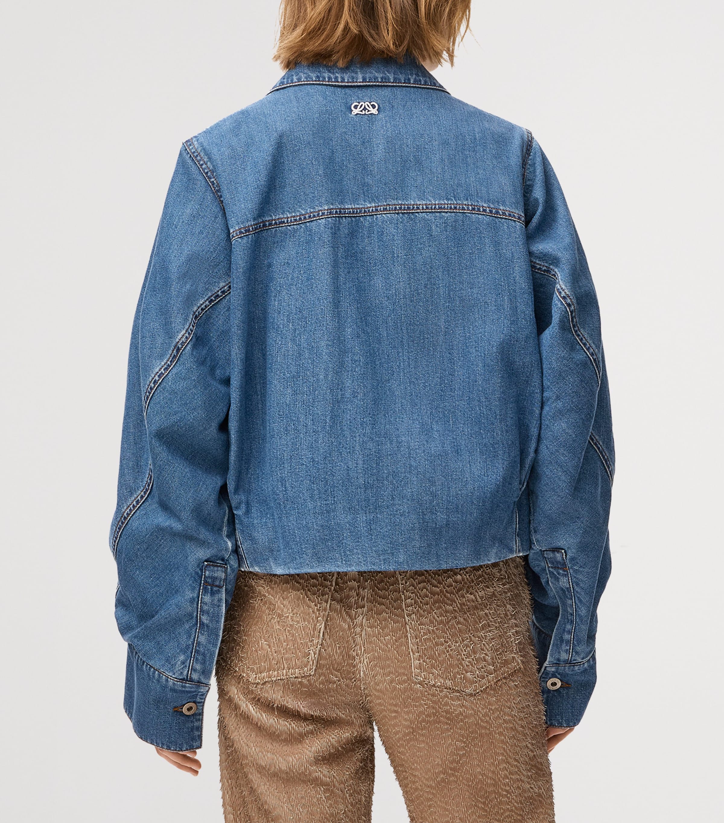 Denim Oversized Jacket LIGHT BLUE Image 4