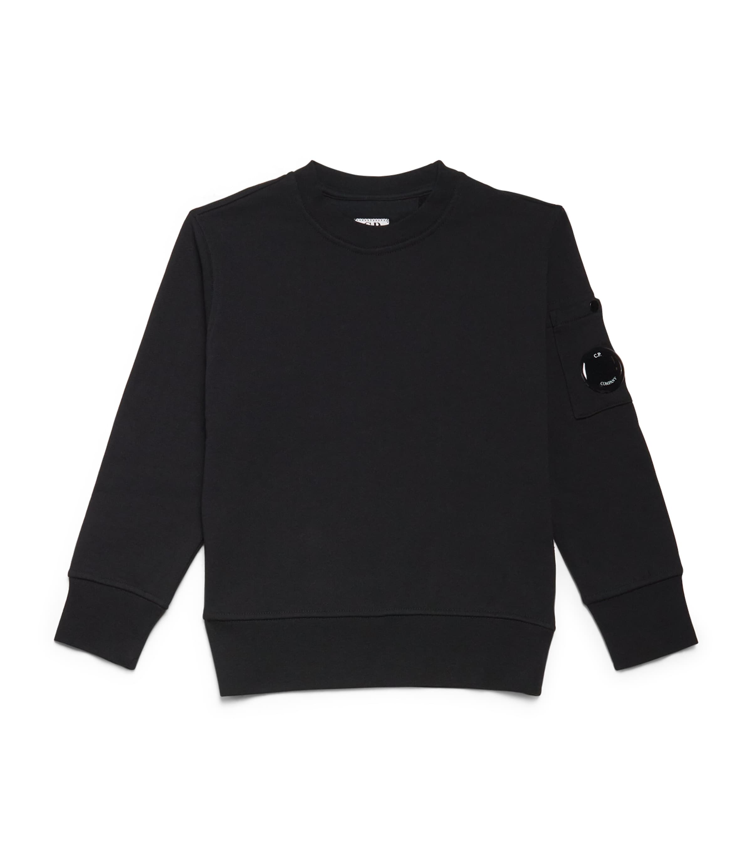 C.p. Company C. P. Company Kids Goggle-detail Sweatshirt In Black