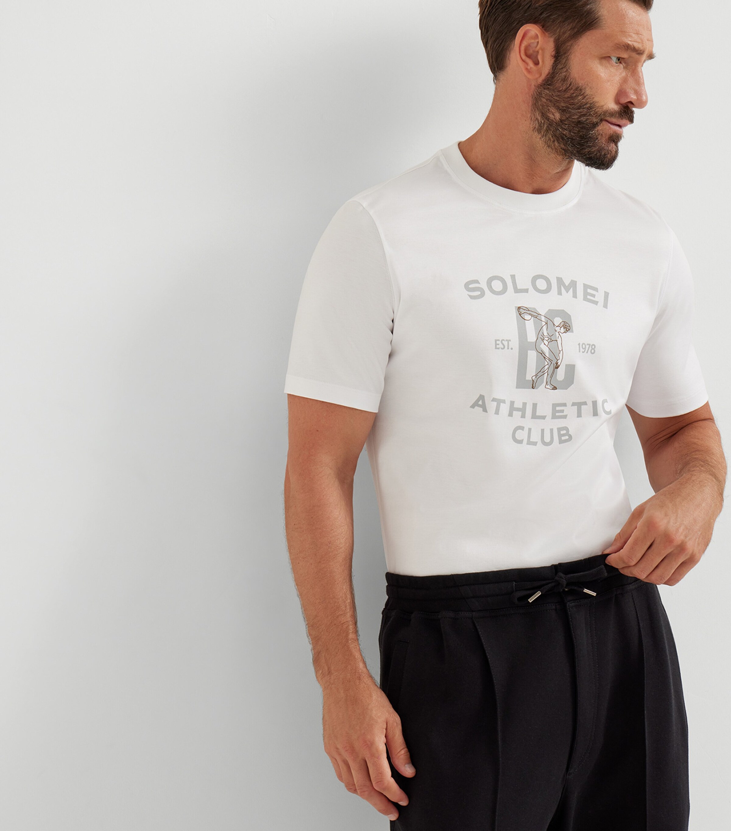 Cotton Graphic T-Shirt C6159 Image 5