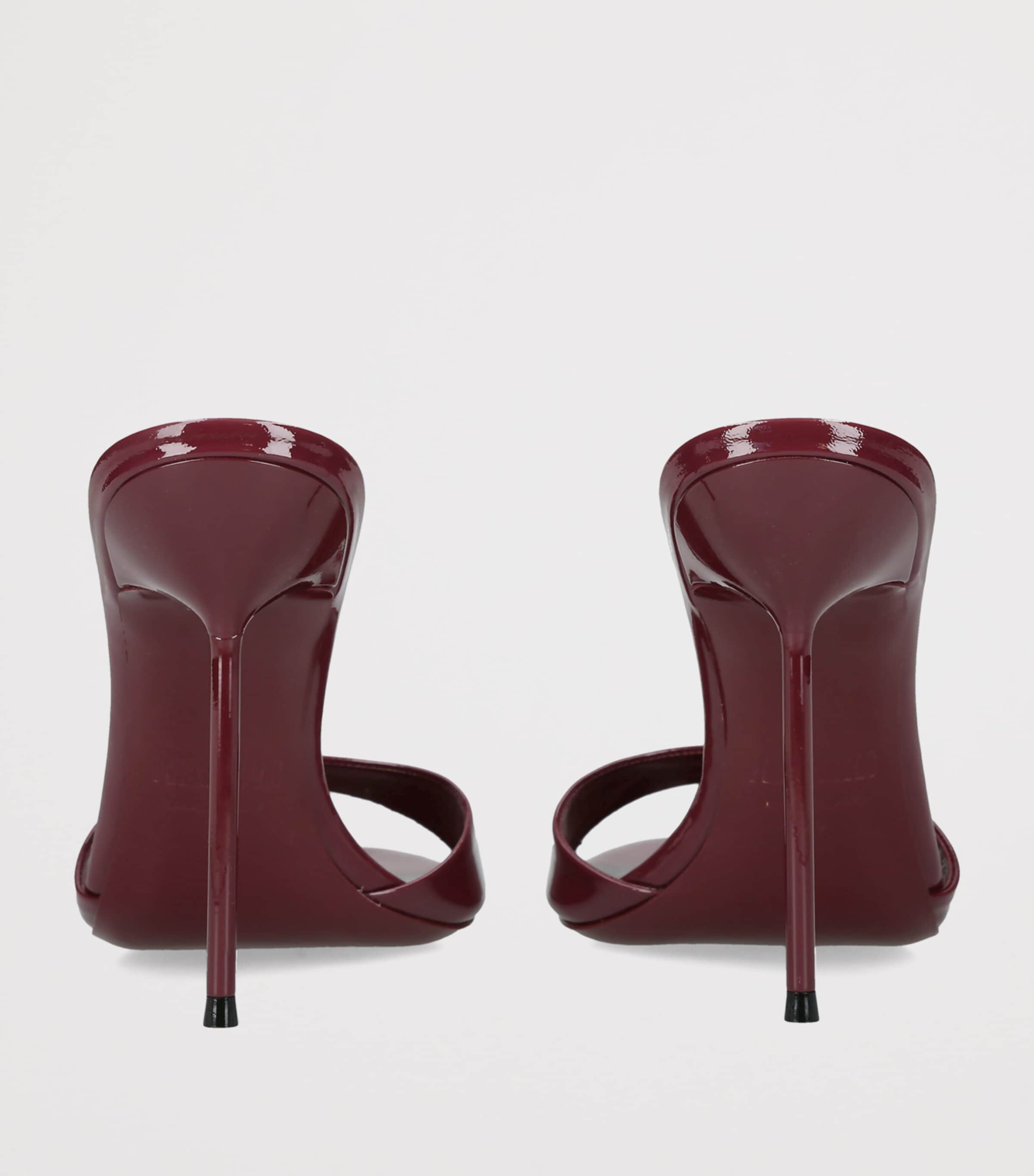 Paris Texas Patent Leather Lidia Mules 105 Wine Image 2