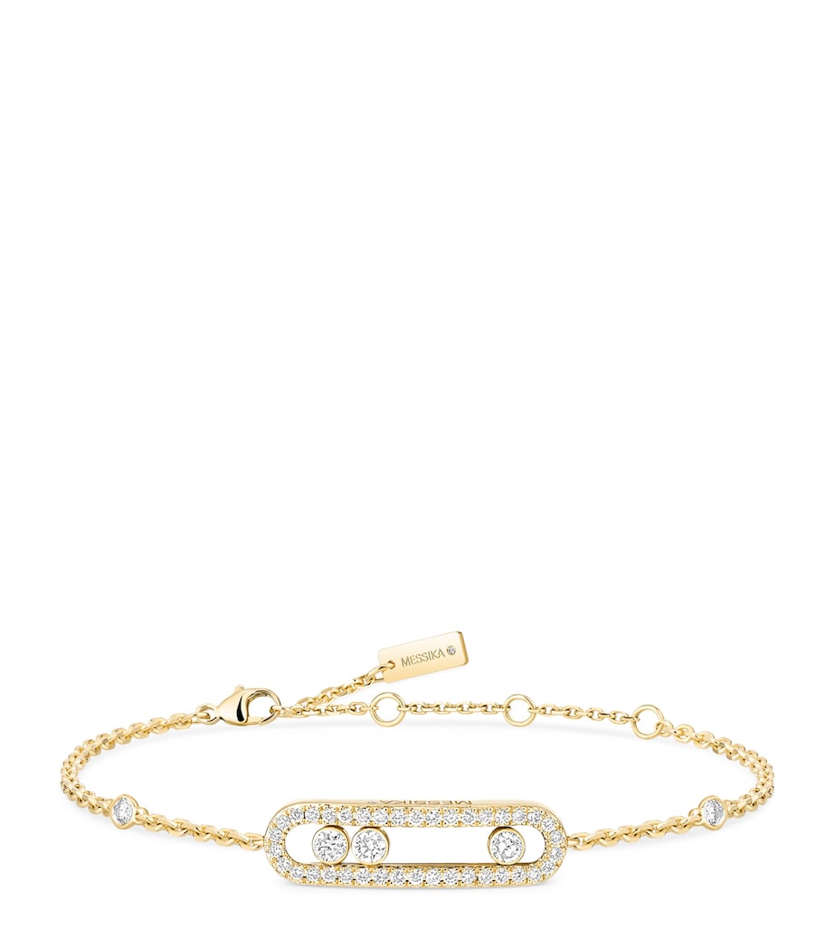 Messika Move Classique Yellow Gold and Diamond Baby Bracelet (0.29ct) Yellow Gold Image 1