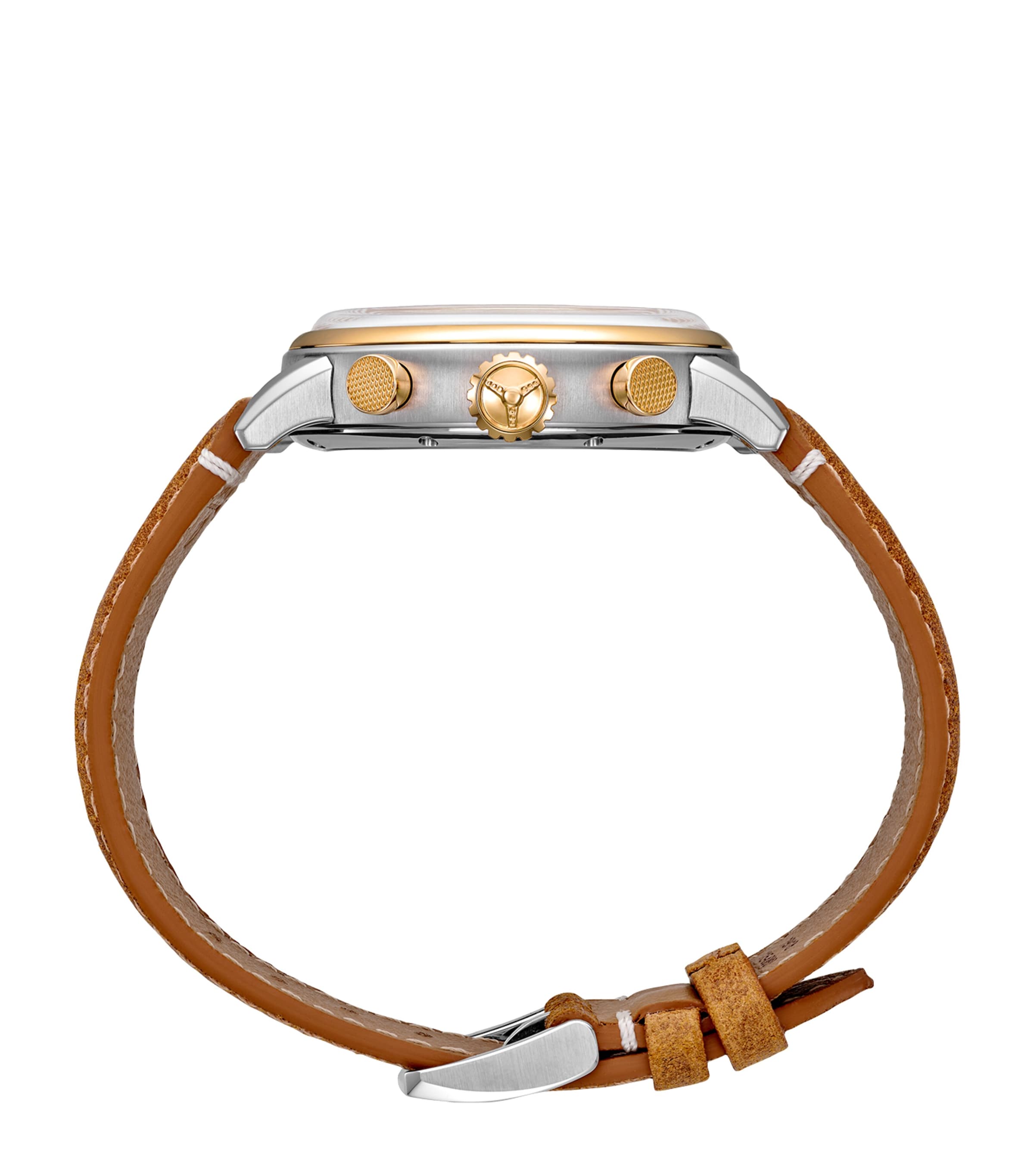 Yellow Gold and Lucent Steel Mille Miglia Chronograph Watch 40.5mm YELLOW GOLD/STAINLES Image 5