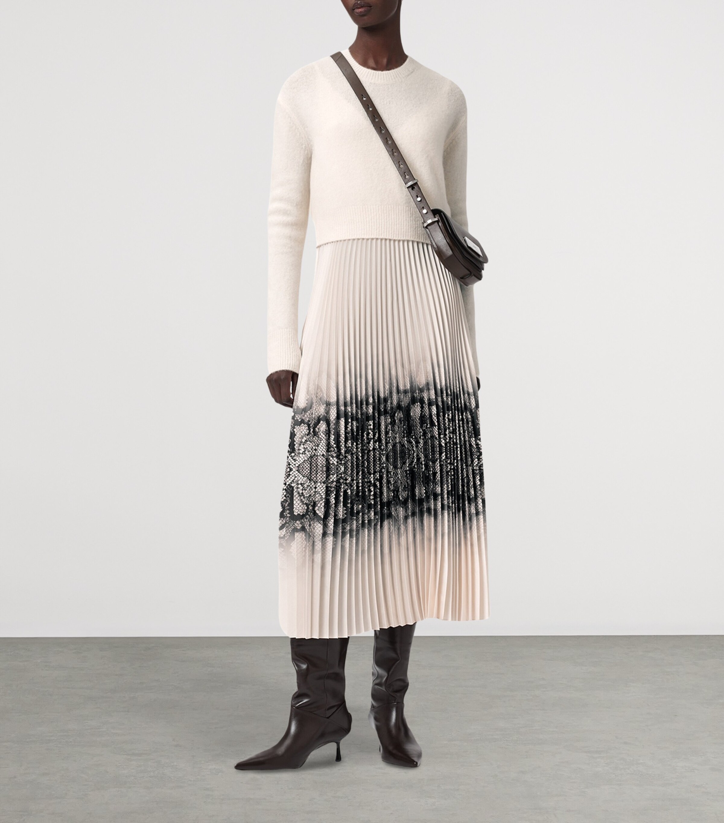 2-In-1 Curtis Midi Dress CHALK WHITE Image 3