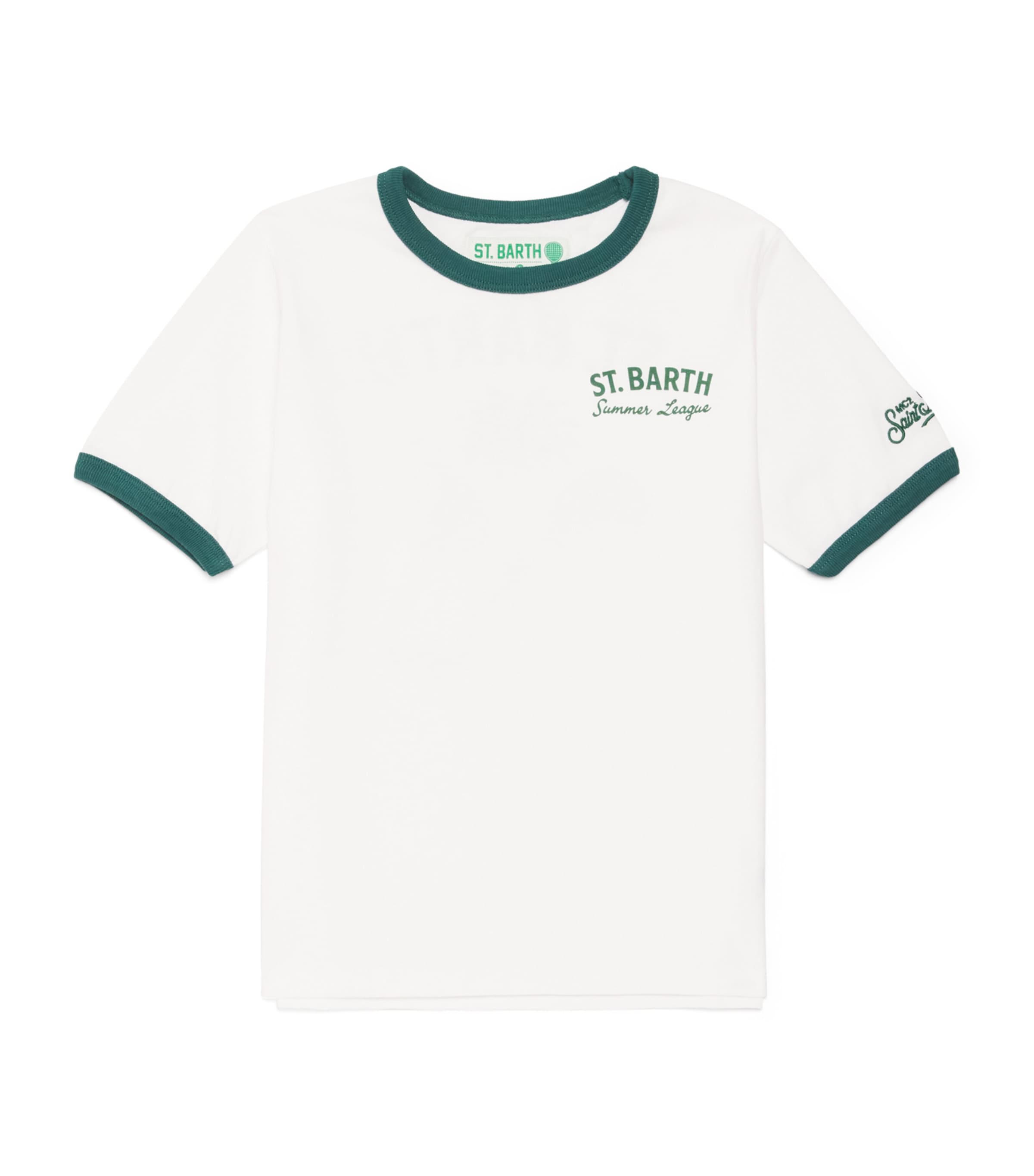 Mc2 Saint Barth Kids Organic Cotton Dean Jr T-Shirt (2-14 Years) Tennis League Image 1