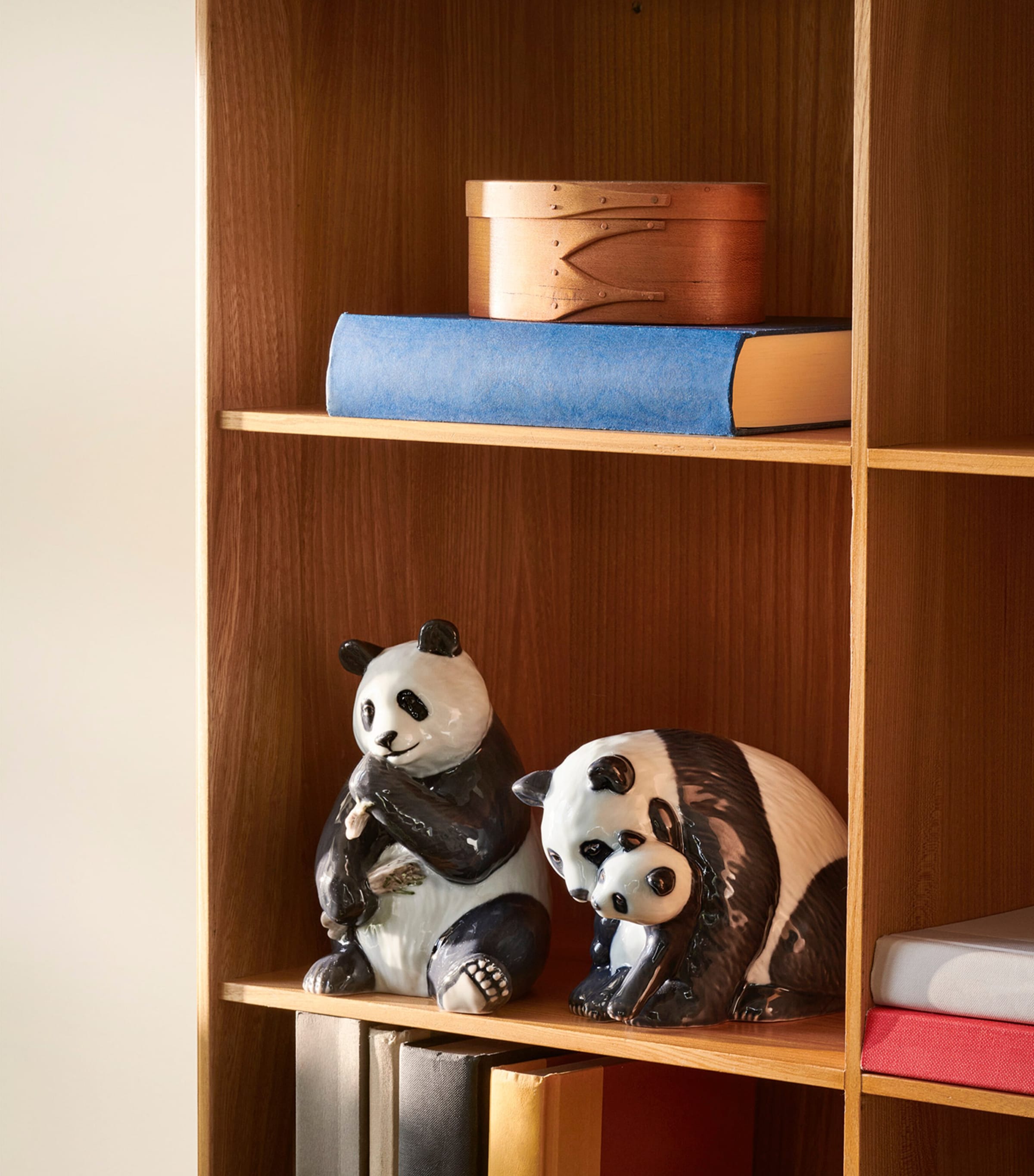 Royal Copenhagen Porcelain Panda with Cub Figurine (13cm) Image 2