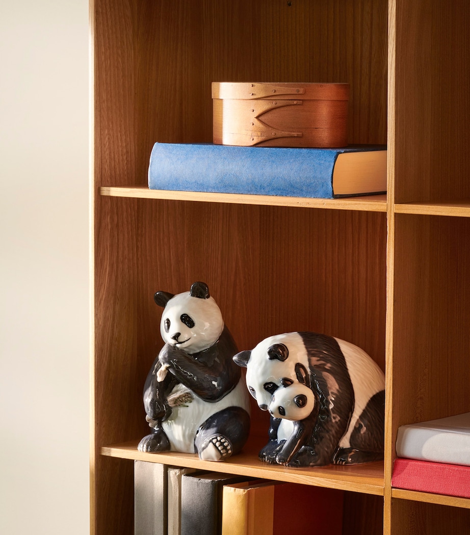 Royal Copenhagen Porcelain Panda with Cub Figurine (13cm) Image 2
