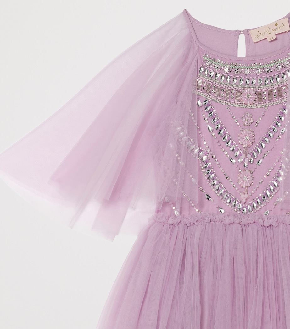 Tutu Du Monde Cotton Lina Dress (12-14 Years) Orchid Bloom Image 3