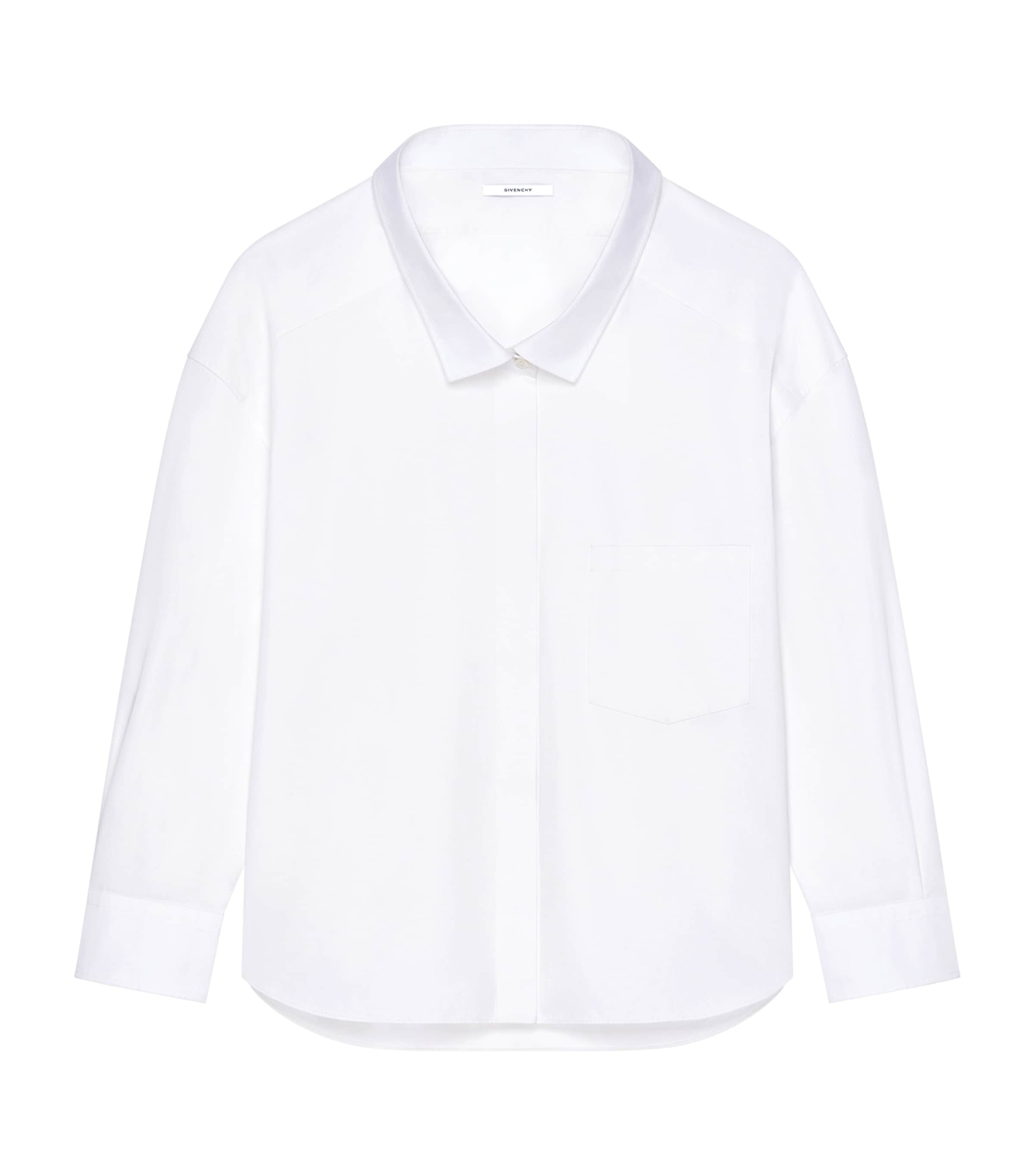Givenchy Womens Cotton Poplin Shirt White Image 1