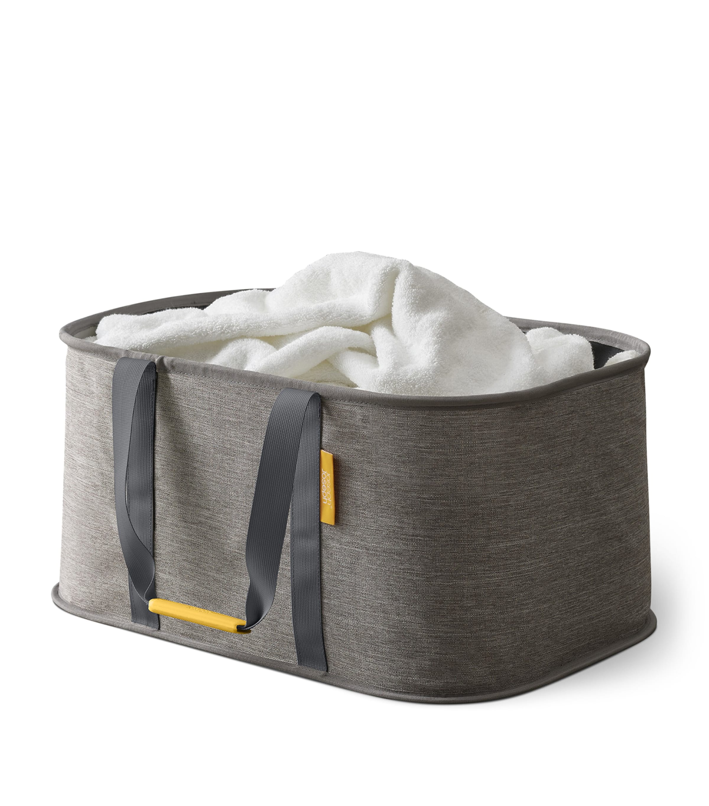 Joseph Joseph Holdall Collapsible Laundry Basket In Grey
