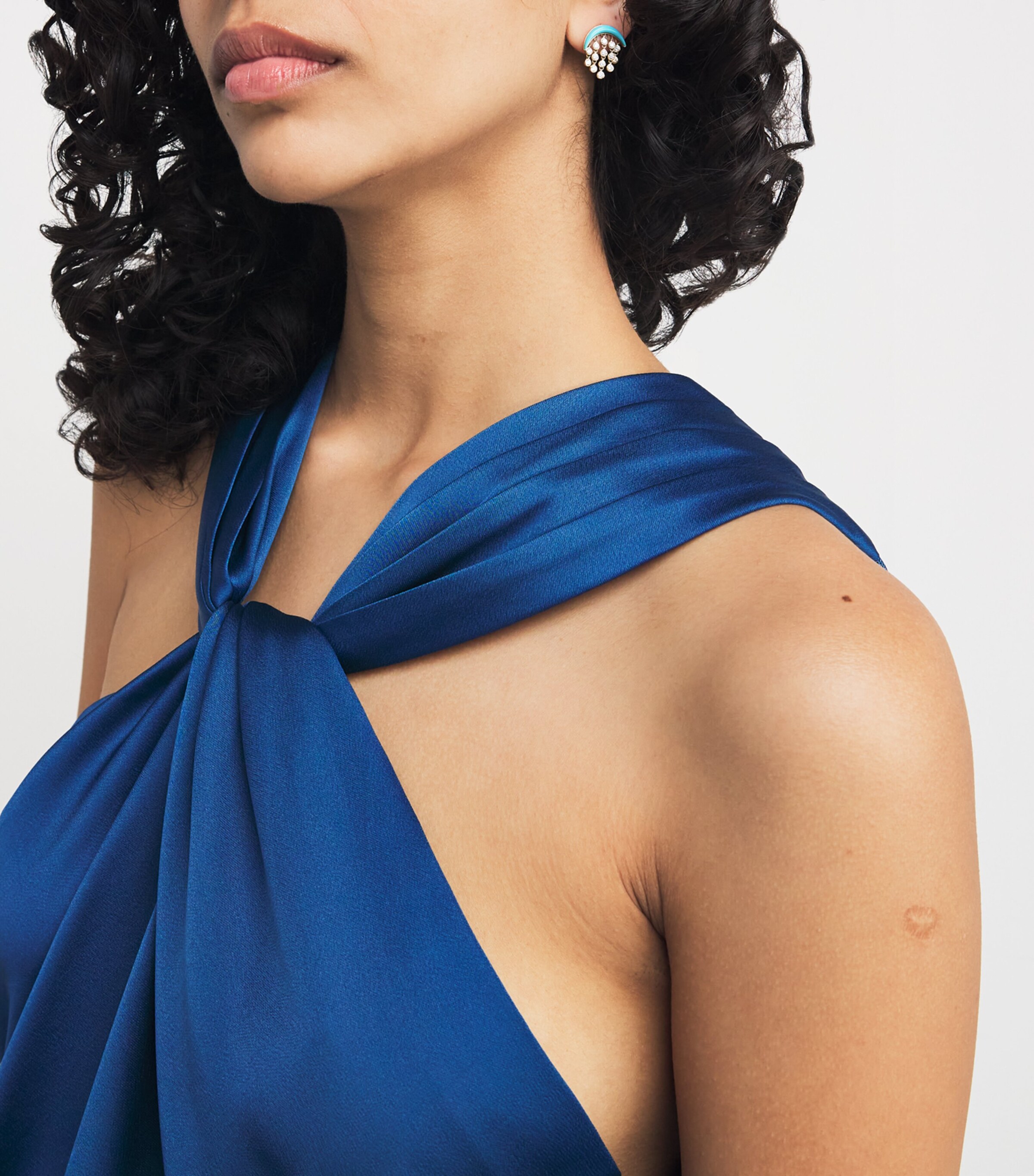 Baby Yellow Gold and Diamond Fringe Drop Earrings YELLOW GOLD Image 5