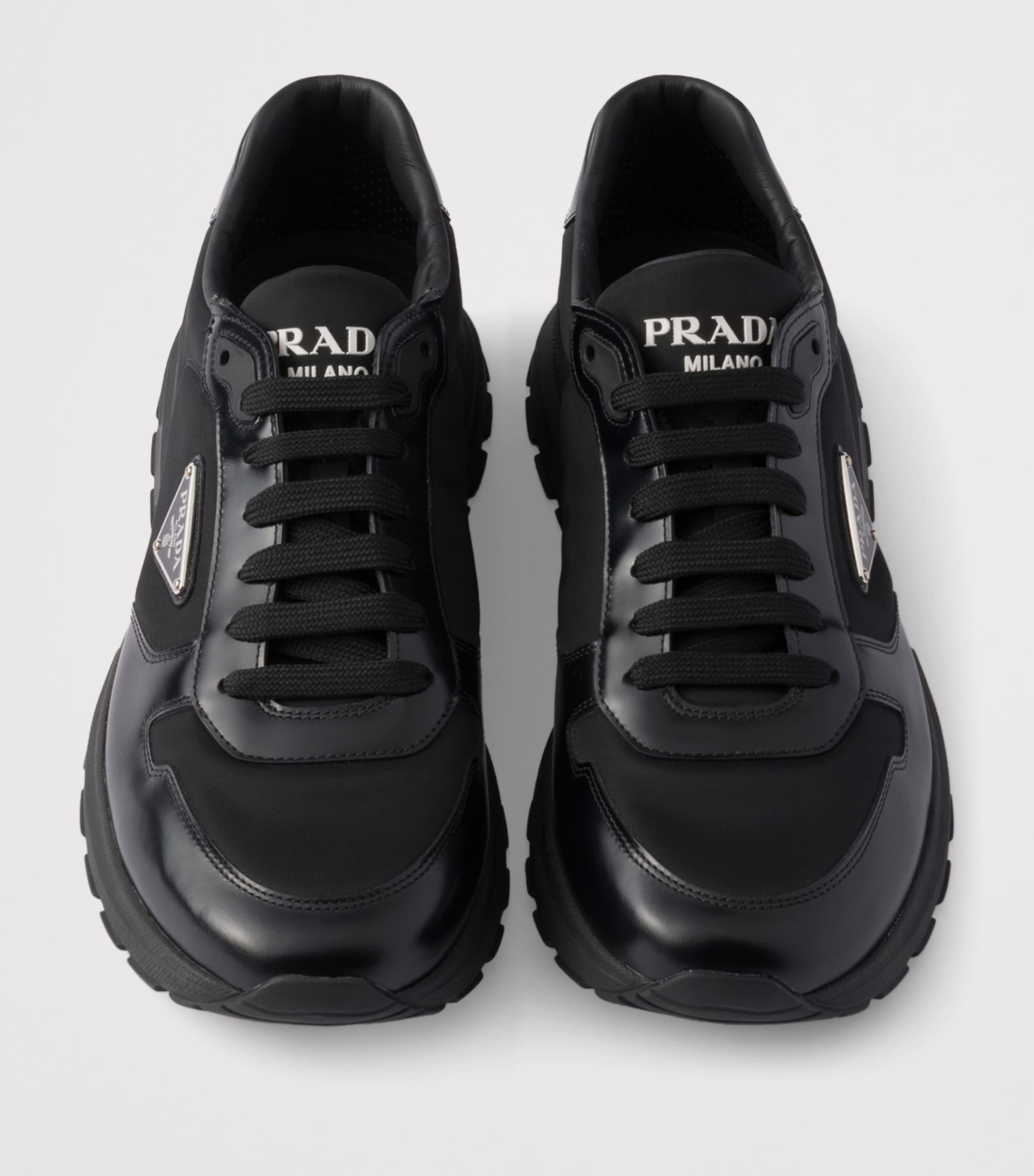 Re-Nylon and Leather Prax 01 Sneakers F0002 Image 3