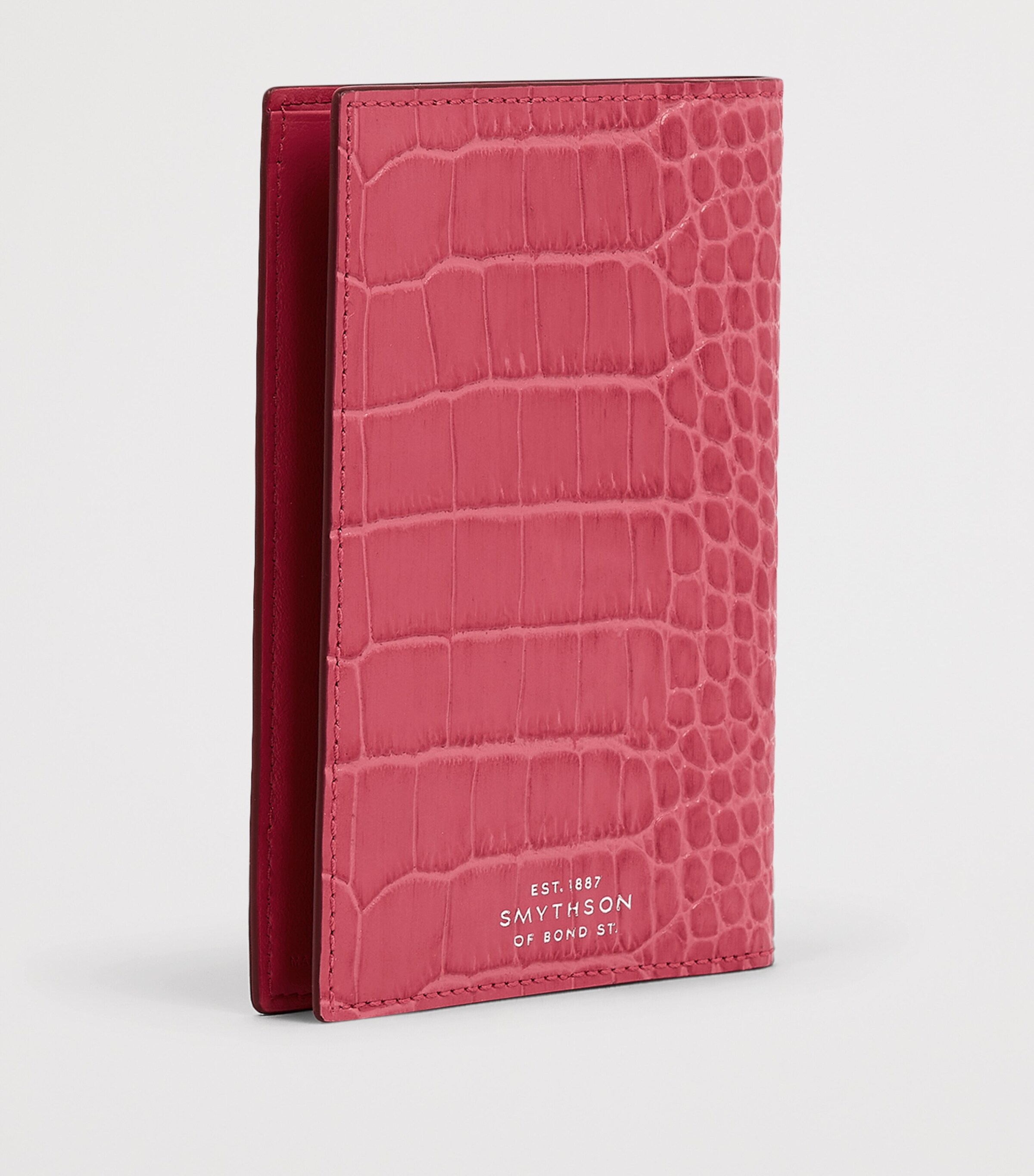 Leather Mara Passport Cover RASPBERRY Image 3