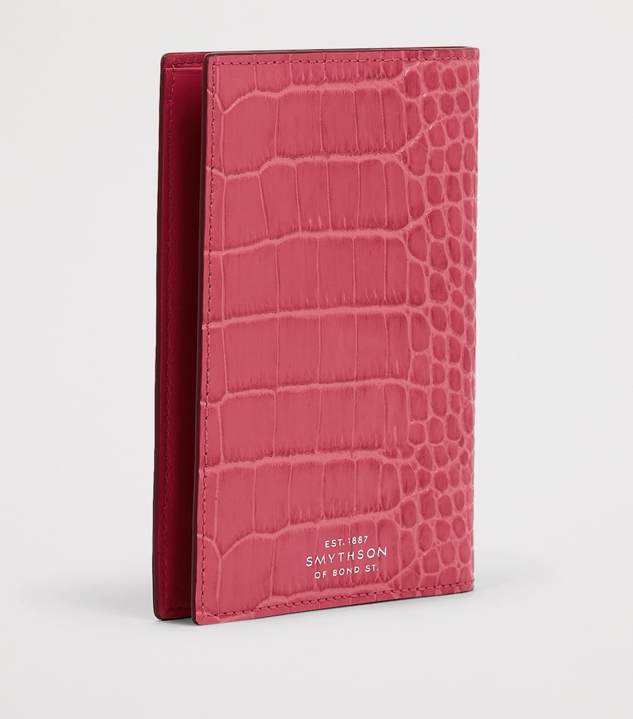 Leather Mara Passport Cover RASPBERRY Image 3