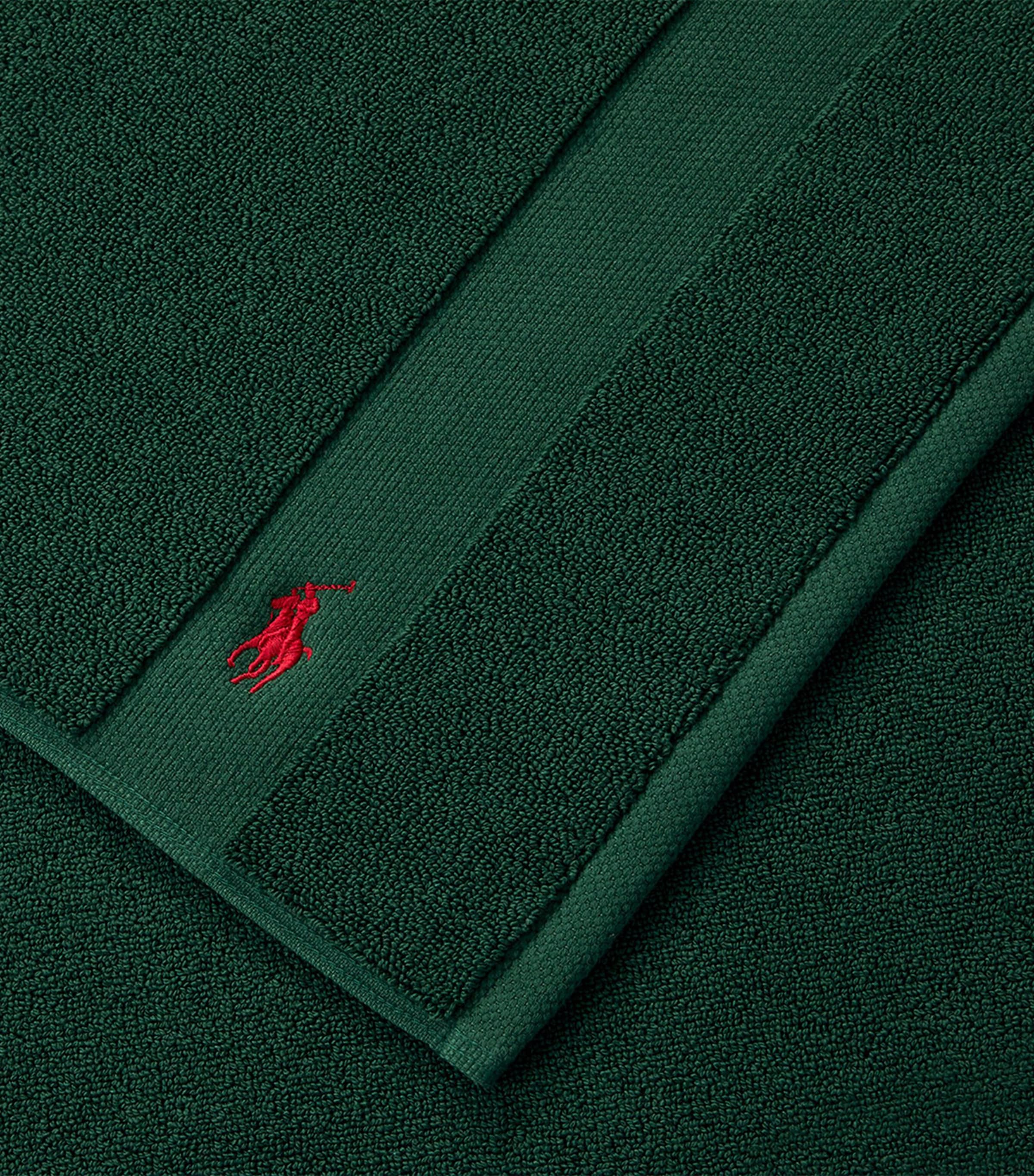 Ralph Lauren Home Polo Player Bath Mat (55cm x 90cm) College Green Image 2