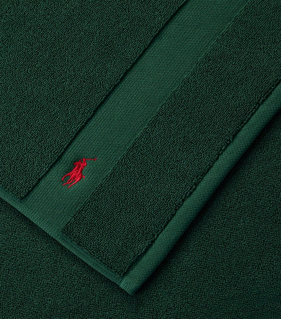 Ralph Lauren Home Polo Player Bath Mat (55cm x 90cm) College Green Image 2
