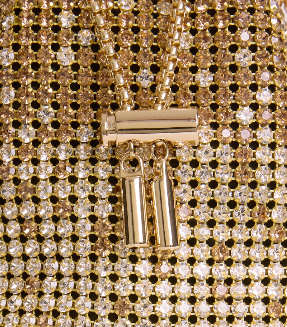 Diamond Pouch Top-Handle Bag M-GOLD Image 4