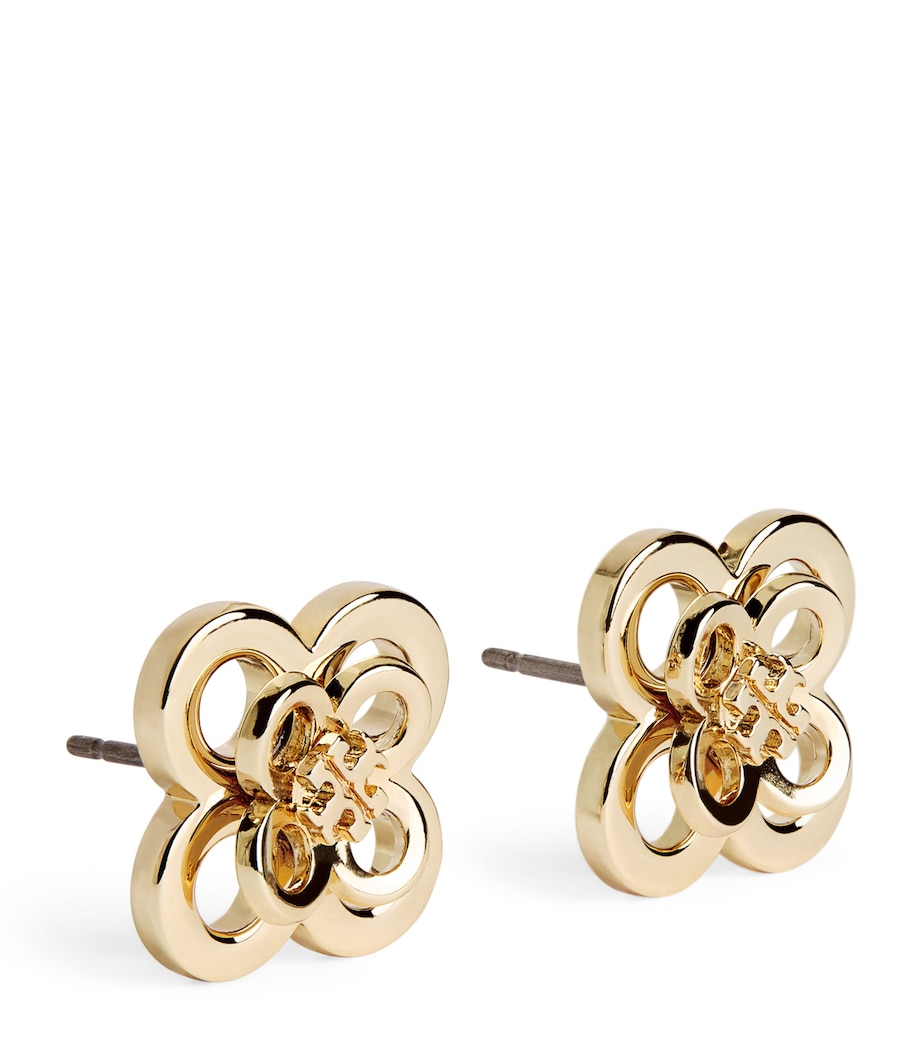 Gold-Plated Forget Me Not Stud Earrings TORY GOLD Image 1
