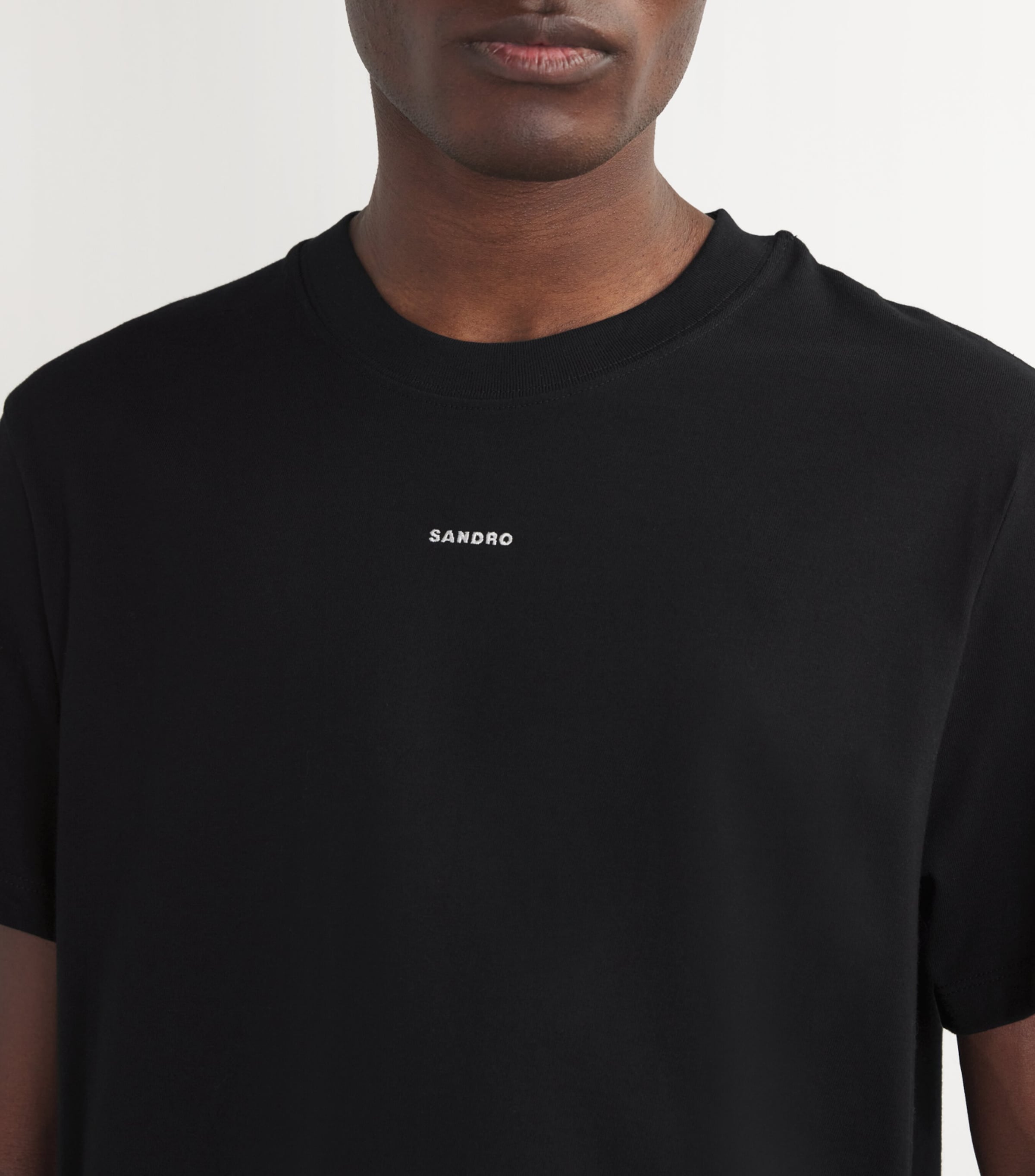 Cotton Logo T-Shirt BLACK Image 6