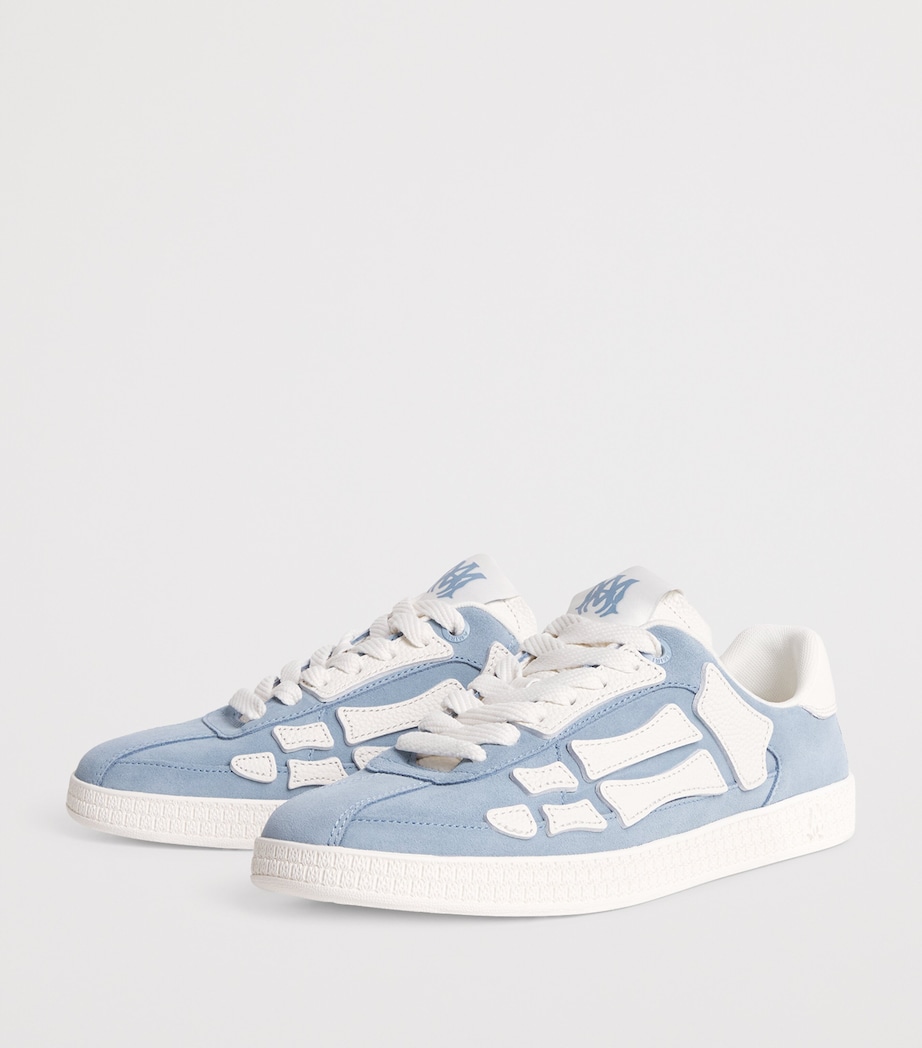 Leather Pacific Bones Sneakers ASHLEY BLUE Image 3