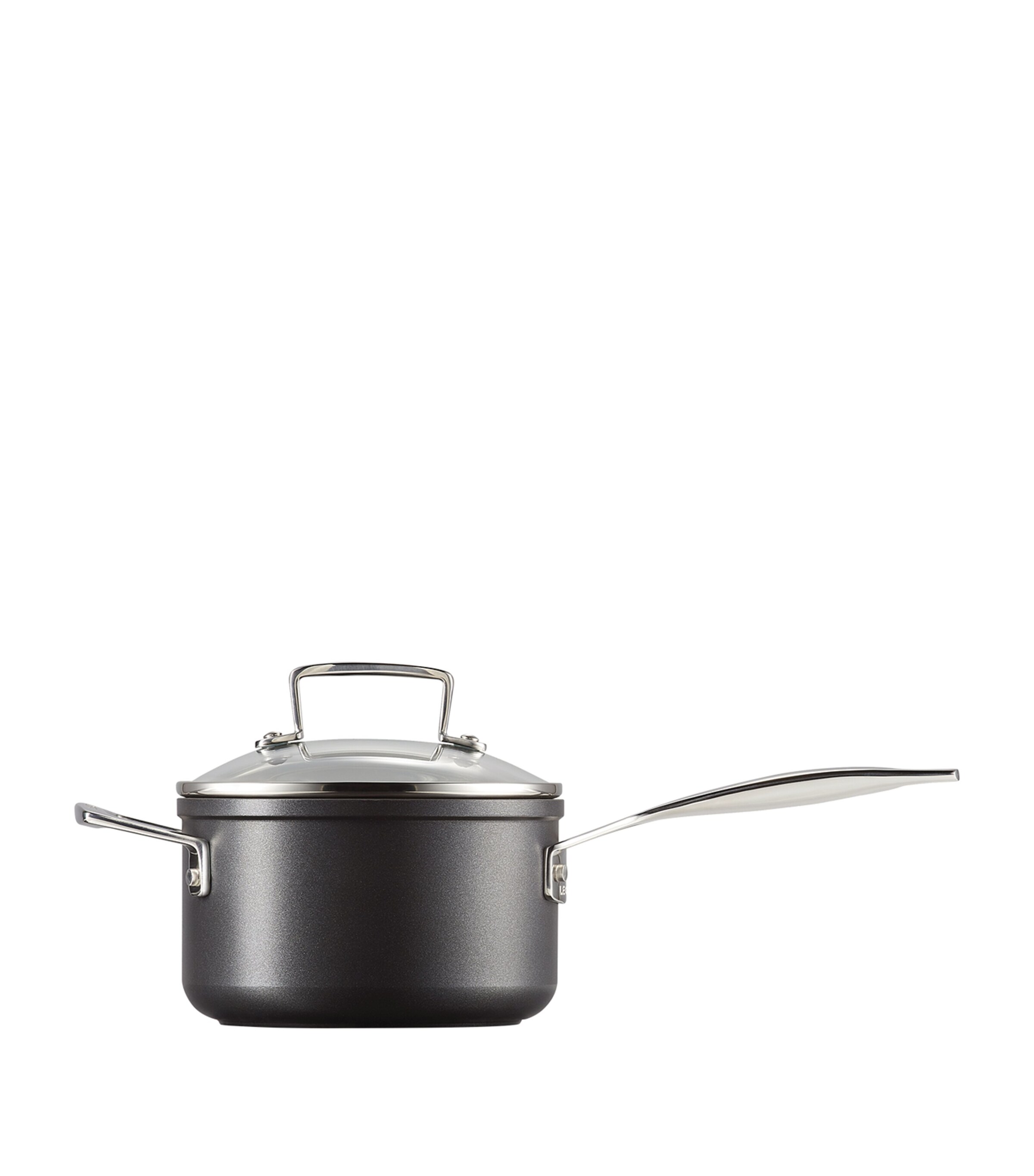 Le Creuset Toughened Non-Stick Saucepan (17cm) Black Image 4