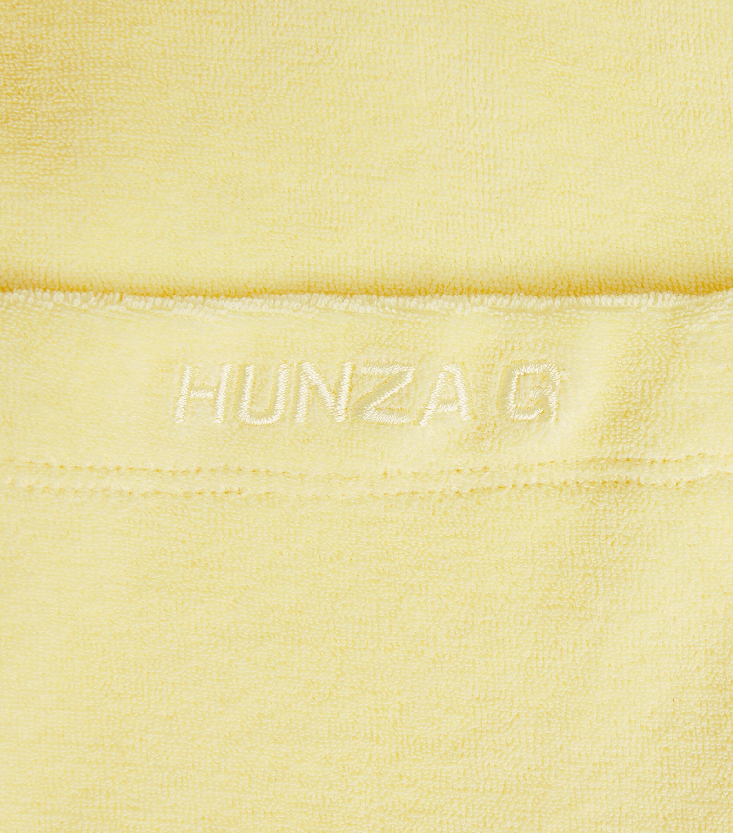 Hunza G Womens Towelling Resort Shirt Butter Image 6