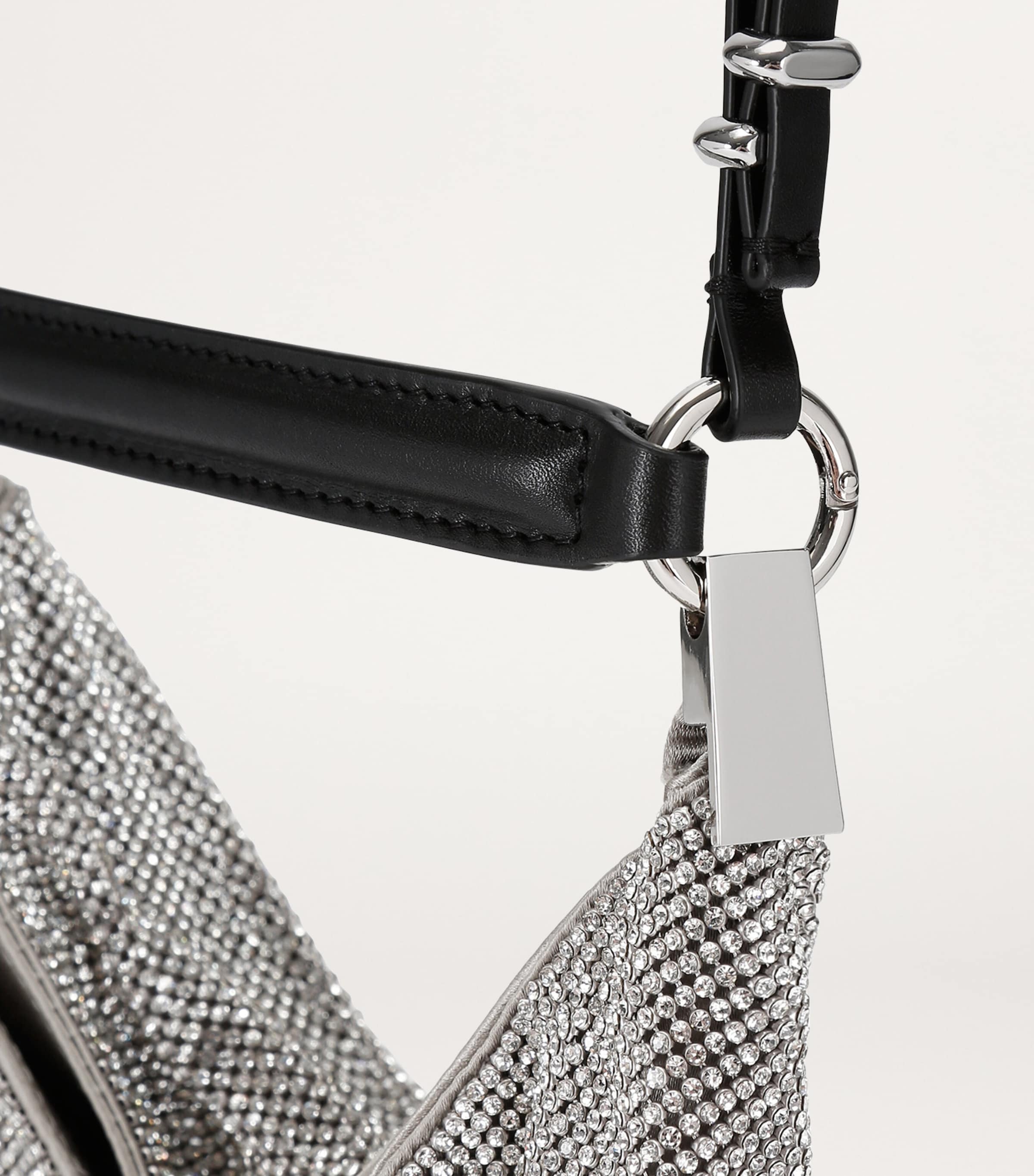 Embellished Ciao Bella Shoulder Bag SILVER Image 4