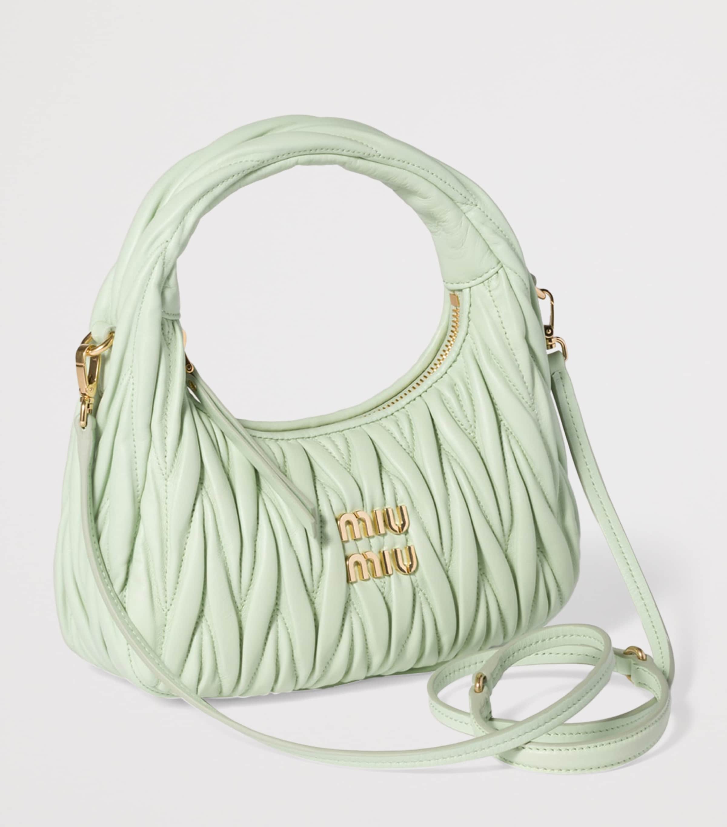 Small Matelassé Lambskin Wander Top-Handle Bag F0934 Image 2