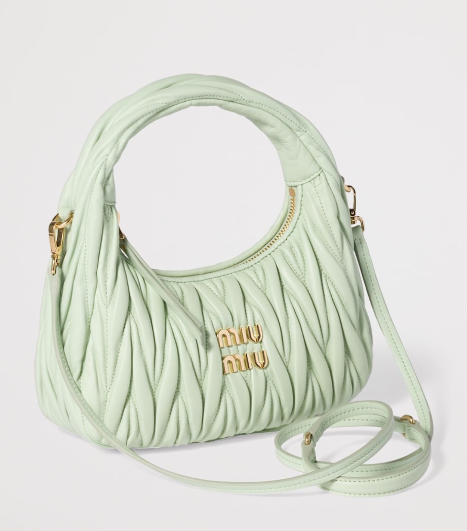 Small Matelassé Lambskin Wander Top-Handle Bag F0934 Image 2