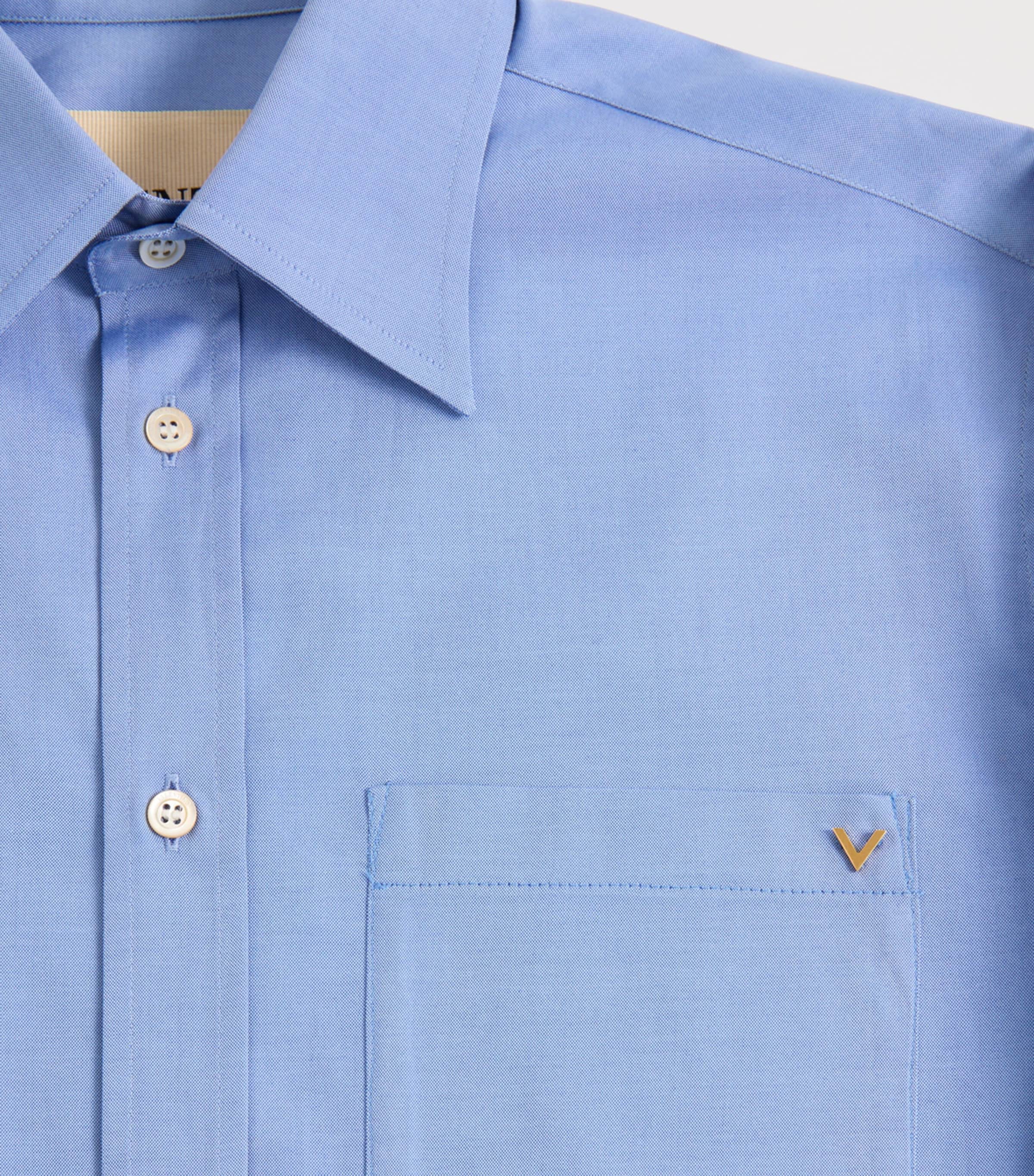 Valentino Mens Cotton VGold Shirt Image 7