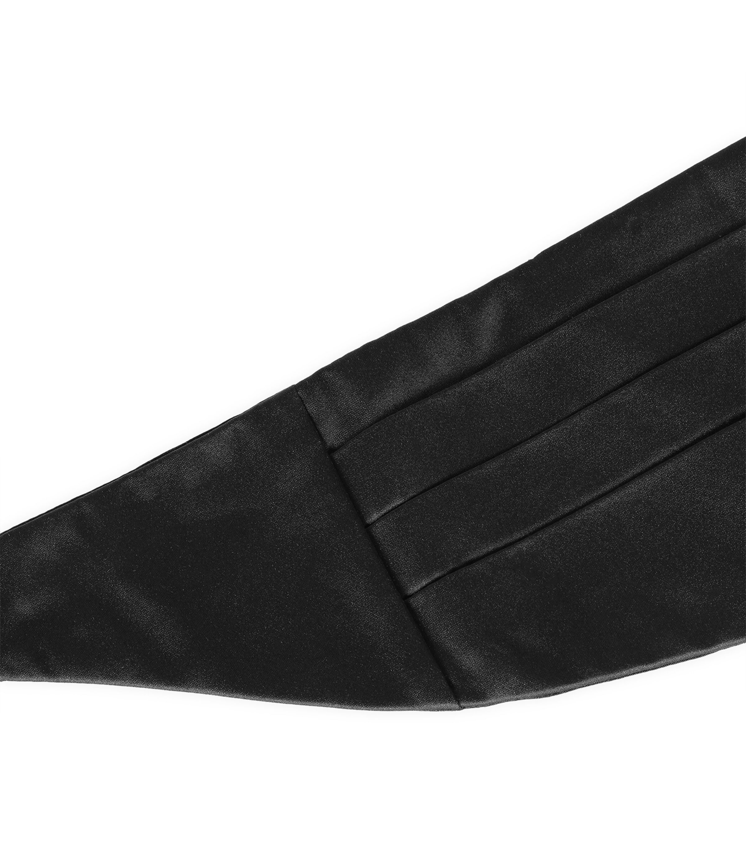 Silk Cummerbund N0000-BLACK Image 5
