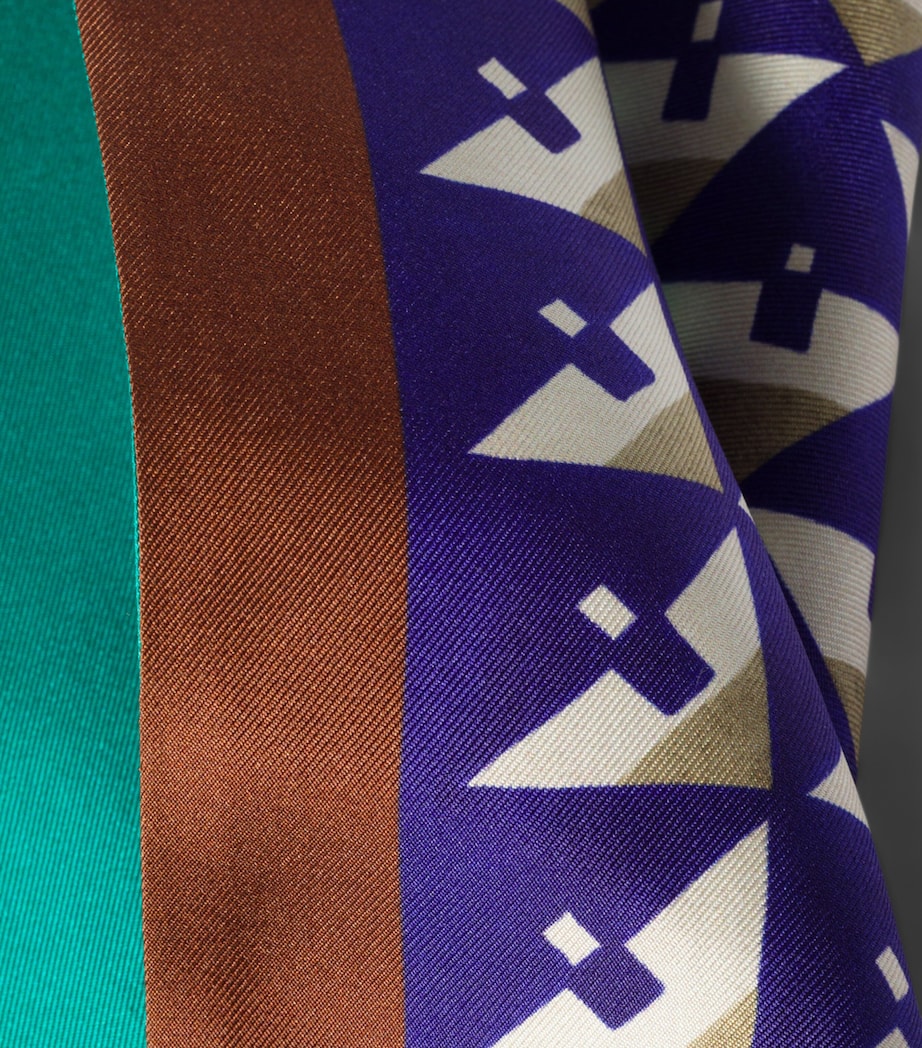 Miu Miu Silk Printed Scarf Image 3