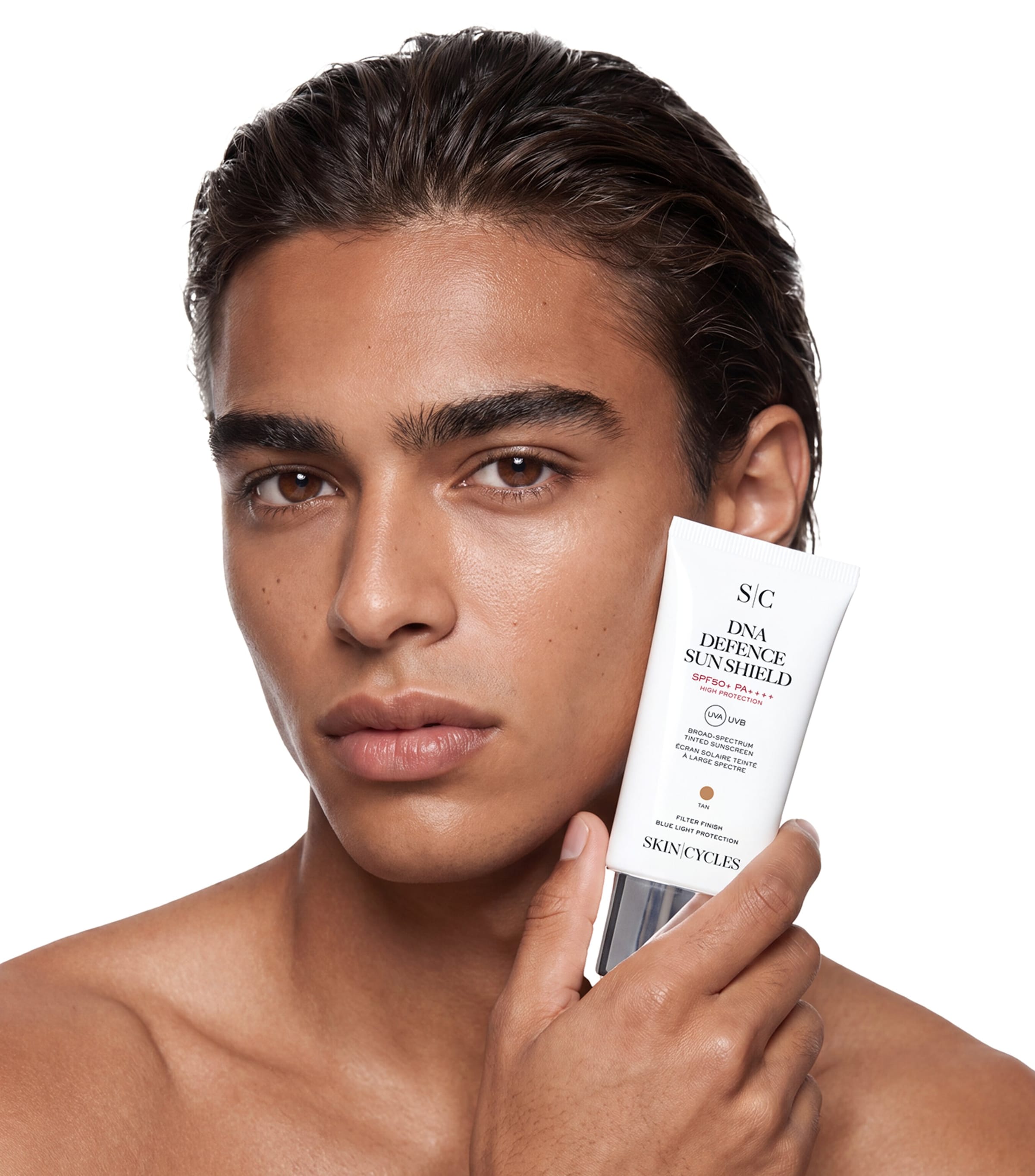 SKIN|CYCLES DNA Defence Sun Shield SPF50+ (50ml) Tan Image 4