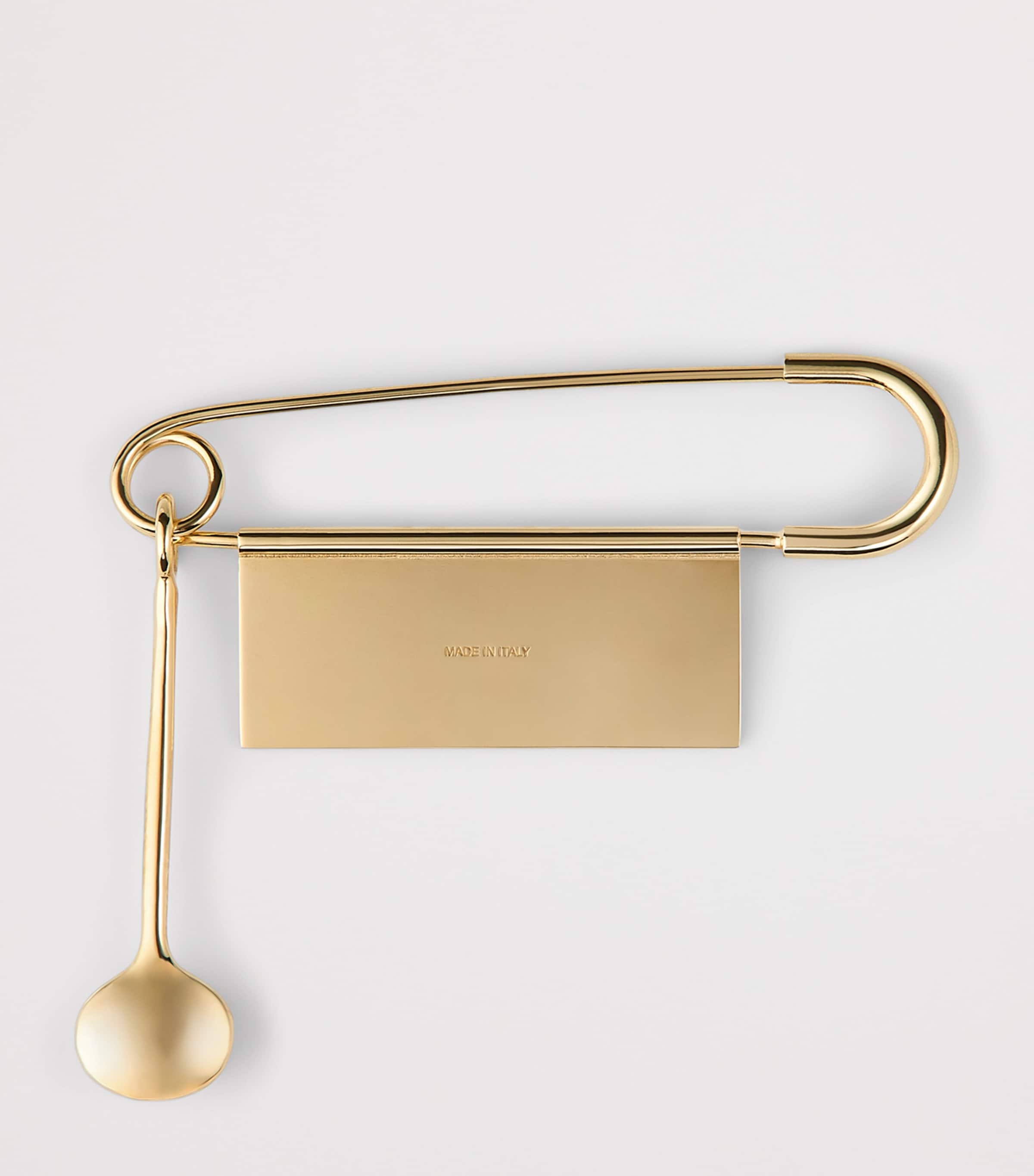Givenchy Safety Pin Logo Brooch Image 2